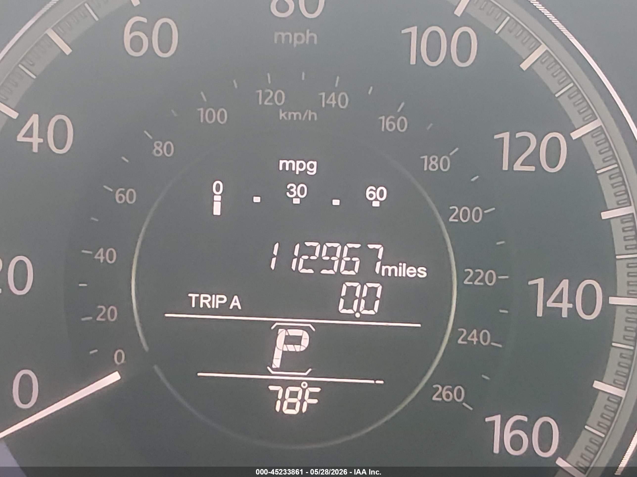2013 Honda Accord Ex-l V-6 Gray vin: 1HGCR3F88DA041334