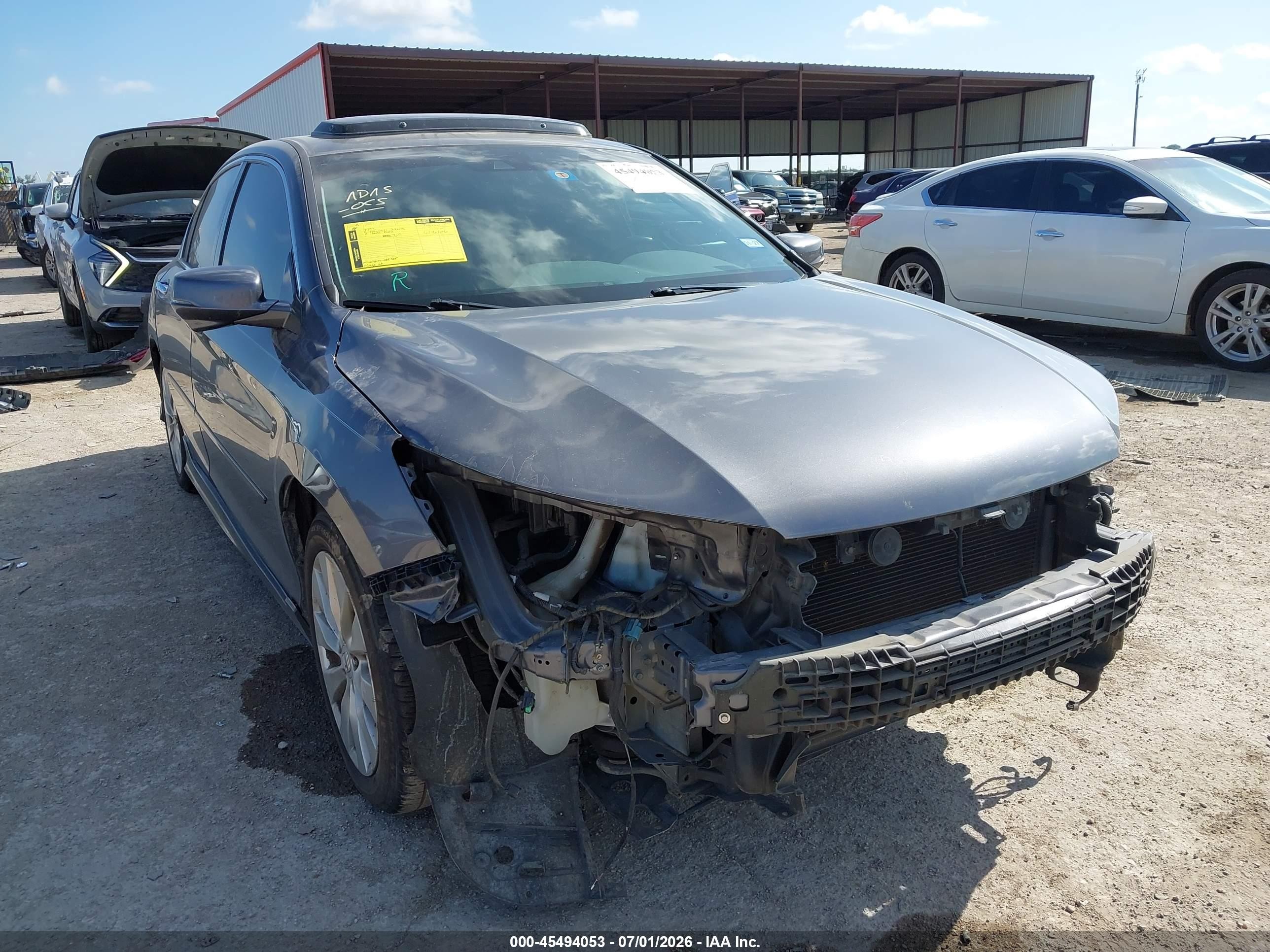 2014 Honda Accord Ex-l V-6 Серый vin: 1HGCR3F88EA004494