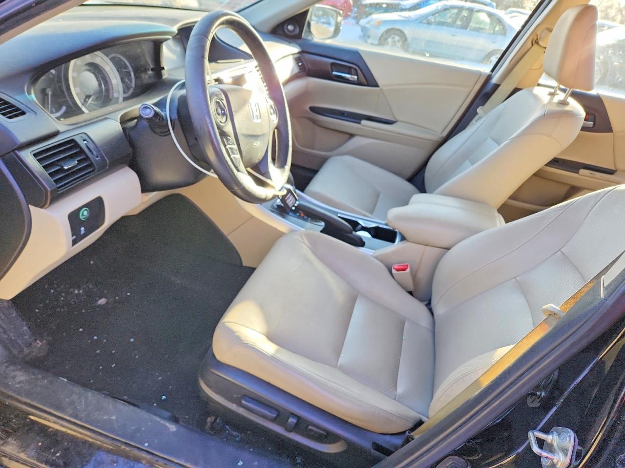 2014 Honda Accord Exl Черный vin: 1HGCR3F88EA021702