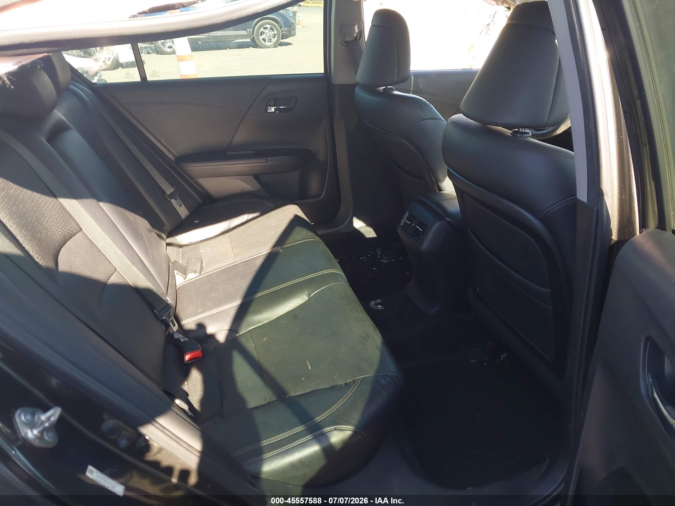 2014 Honda Accord Ex-l V-6 Gray vin: 1HGCR3F88EA034482
