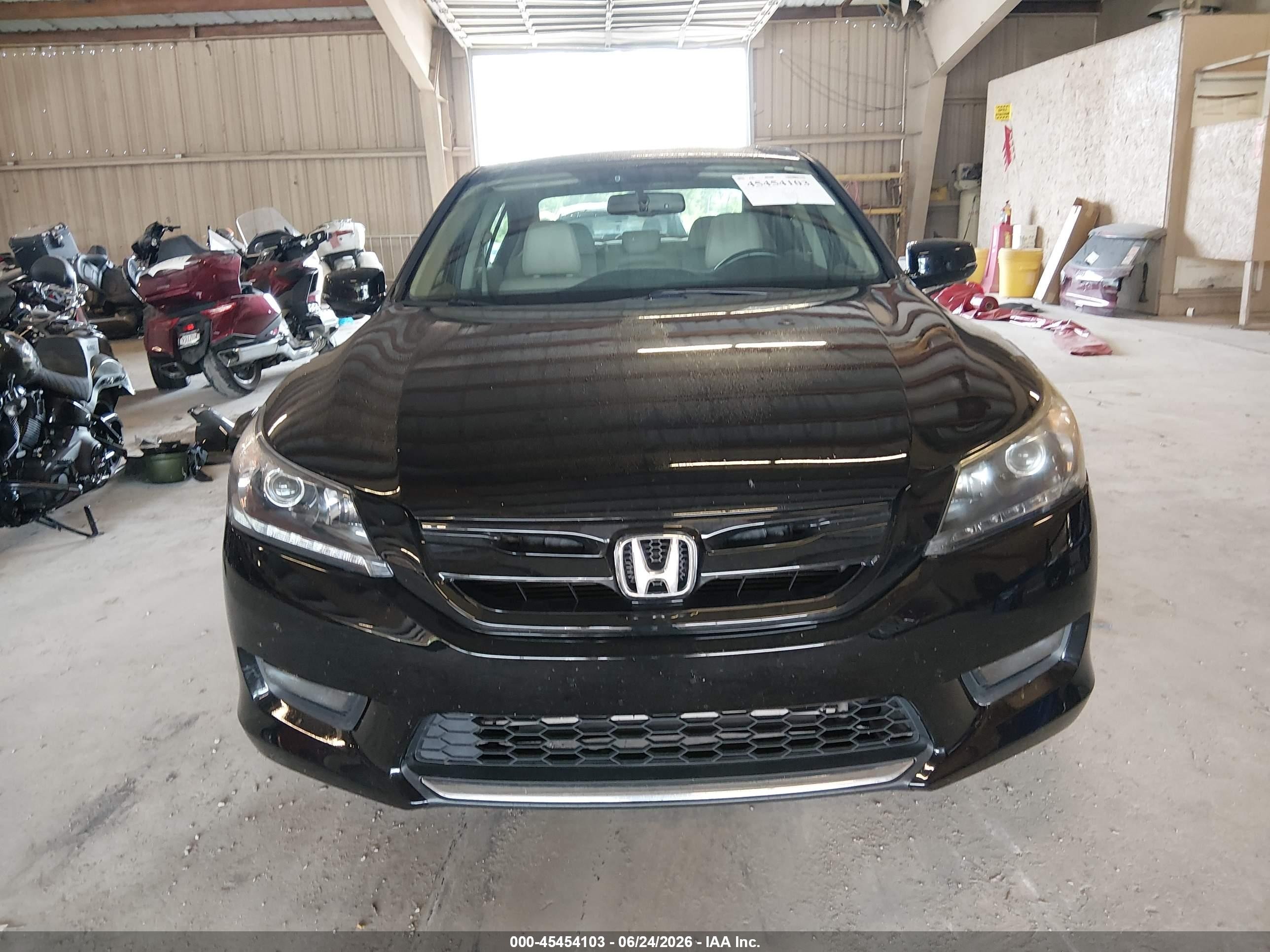 2015 Honda Accord Ex-l V-6 Black vin: 1HGCR3F88FA006943