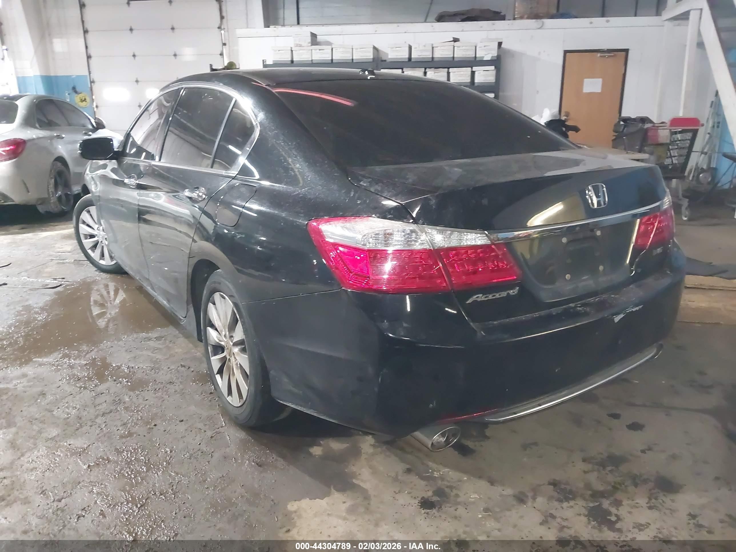 2015 Honda Accord Ex-l V-6 Black vin: 1HGCR3F88FA021927