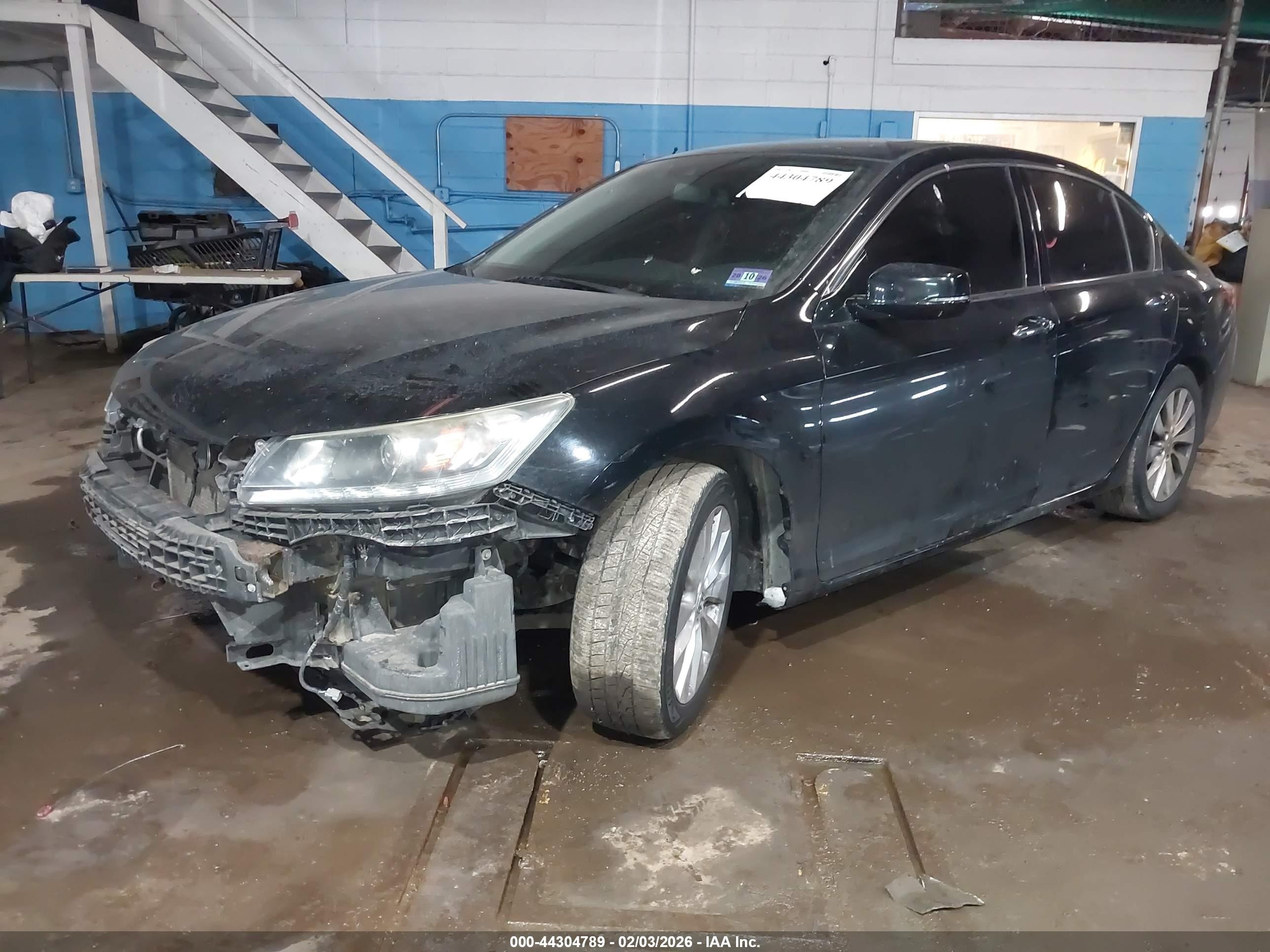 2015 Honda Accord Ex-l V-6 Black vin: 1HGCR3F88FA021927