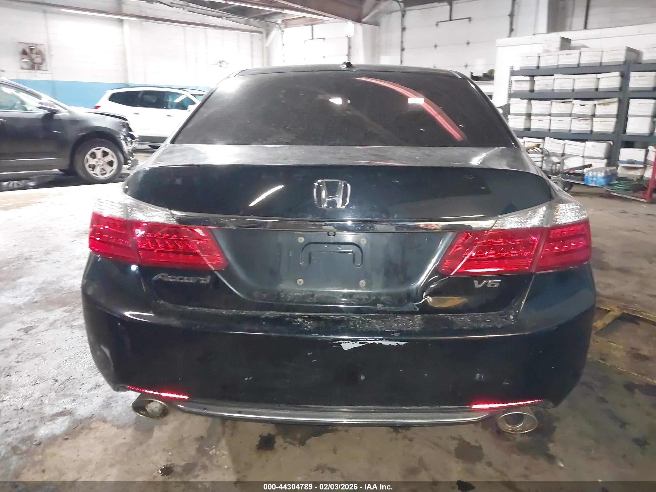 2015 Honda Accord Ex-l V-6 Black vin: 1HGCR3F88FA021927