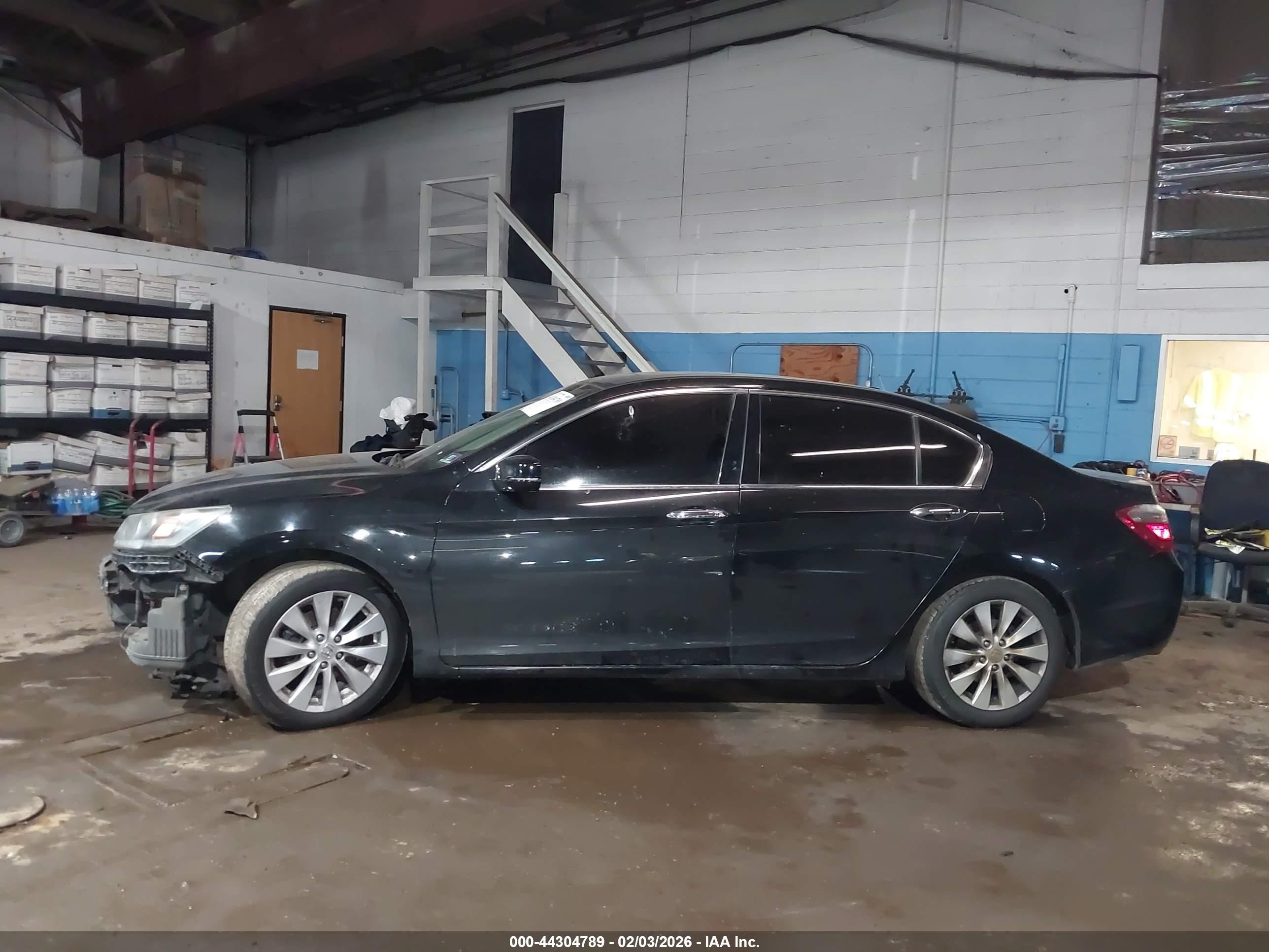 2015 Honda Accord Ex-l V-6 Black vin: 1HGCR3F88FA021927