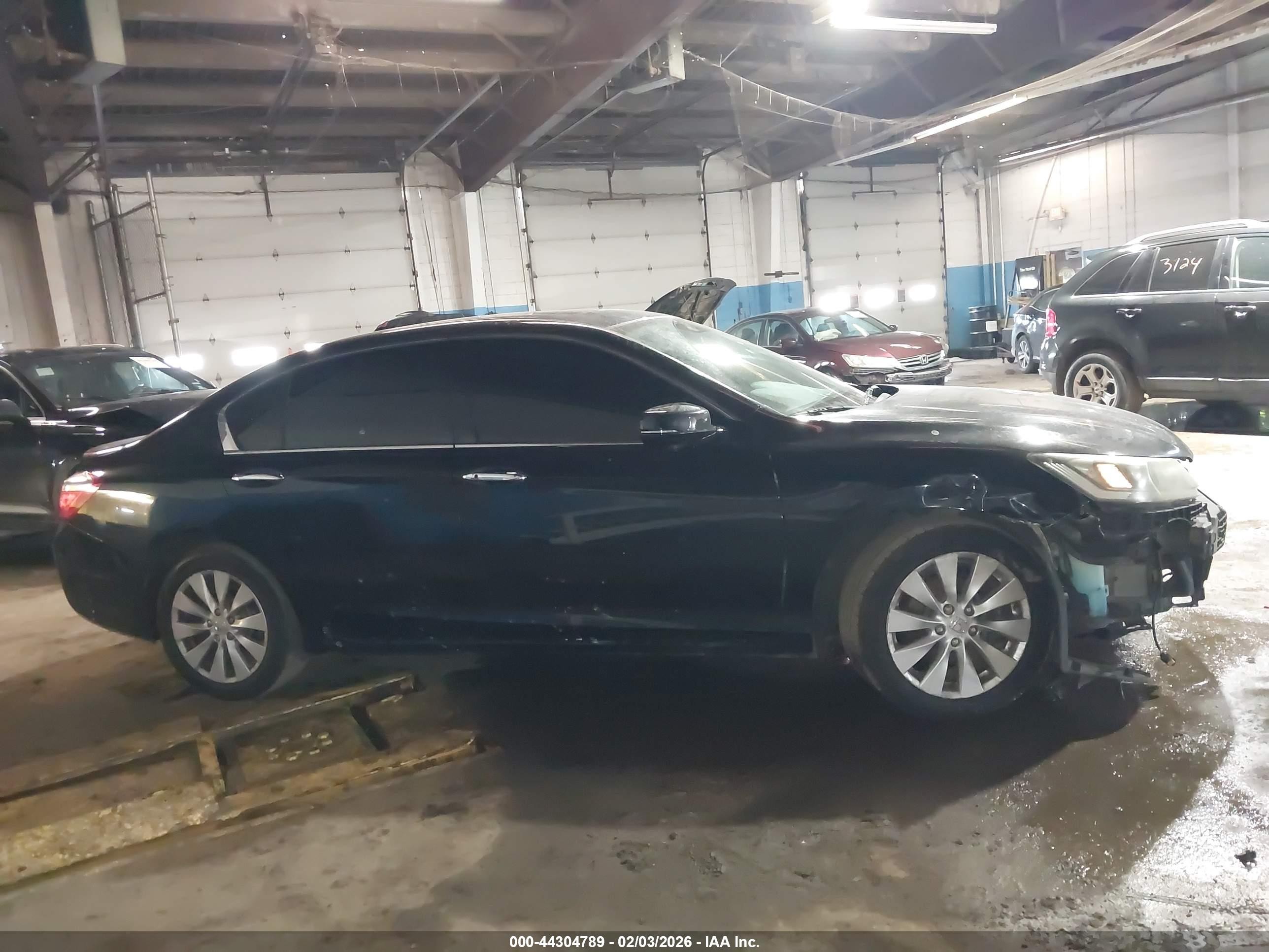 2015 Honda Accord Ex-l V-6 Black vin: 1HGCR3F88FA021927