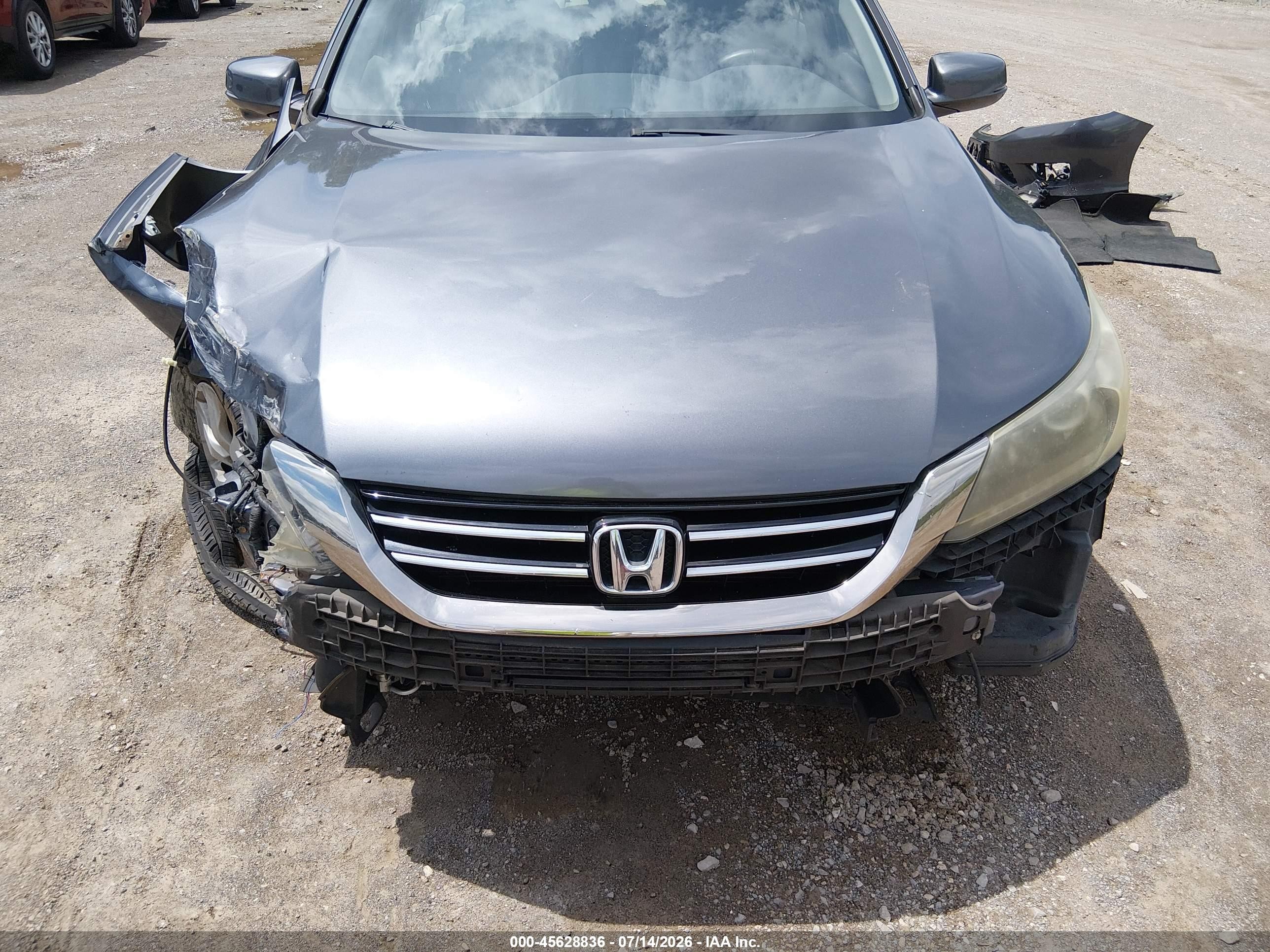 2013 Honda Accord Ex-l V-6 Silver vin: 1HGCR3F89DA003191