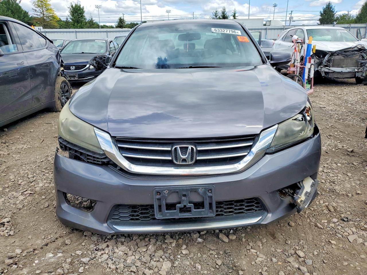 2013 Honda Accord Exl Серый vin: 1HGCR3F89DA008133