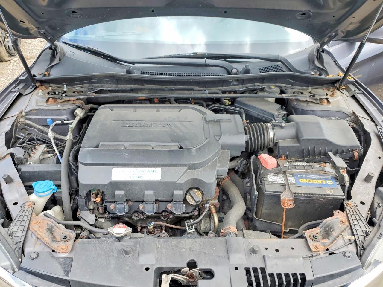 2013 Honda Accord Exl Серый vin: 1HGCR3F89DA008133