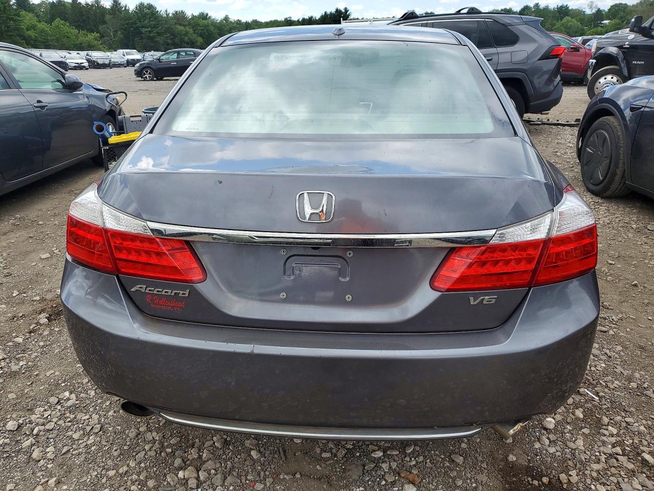 2013 Honda Accord Exl Серый vin: 1HGCR3F89DA008133