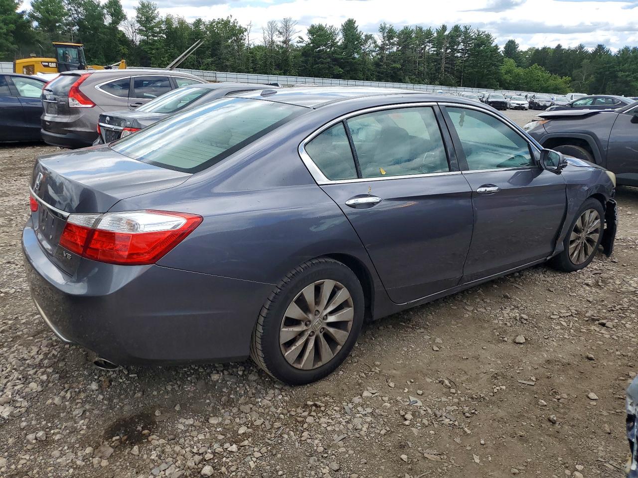 2013 Honda Accord Exl Серый vin: 1HGCR3F89DA008133