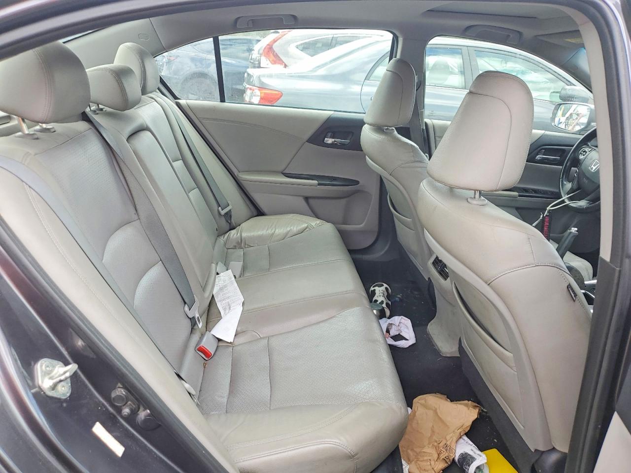 2013 Honda Accord Exl Серый vin: 1HGCR3F89DA008133