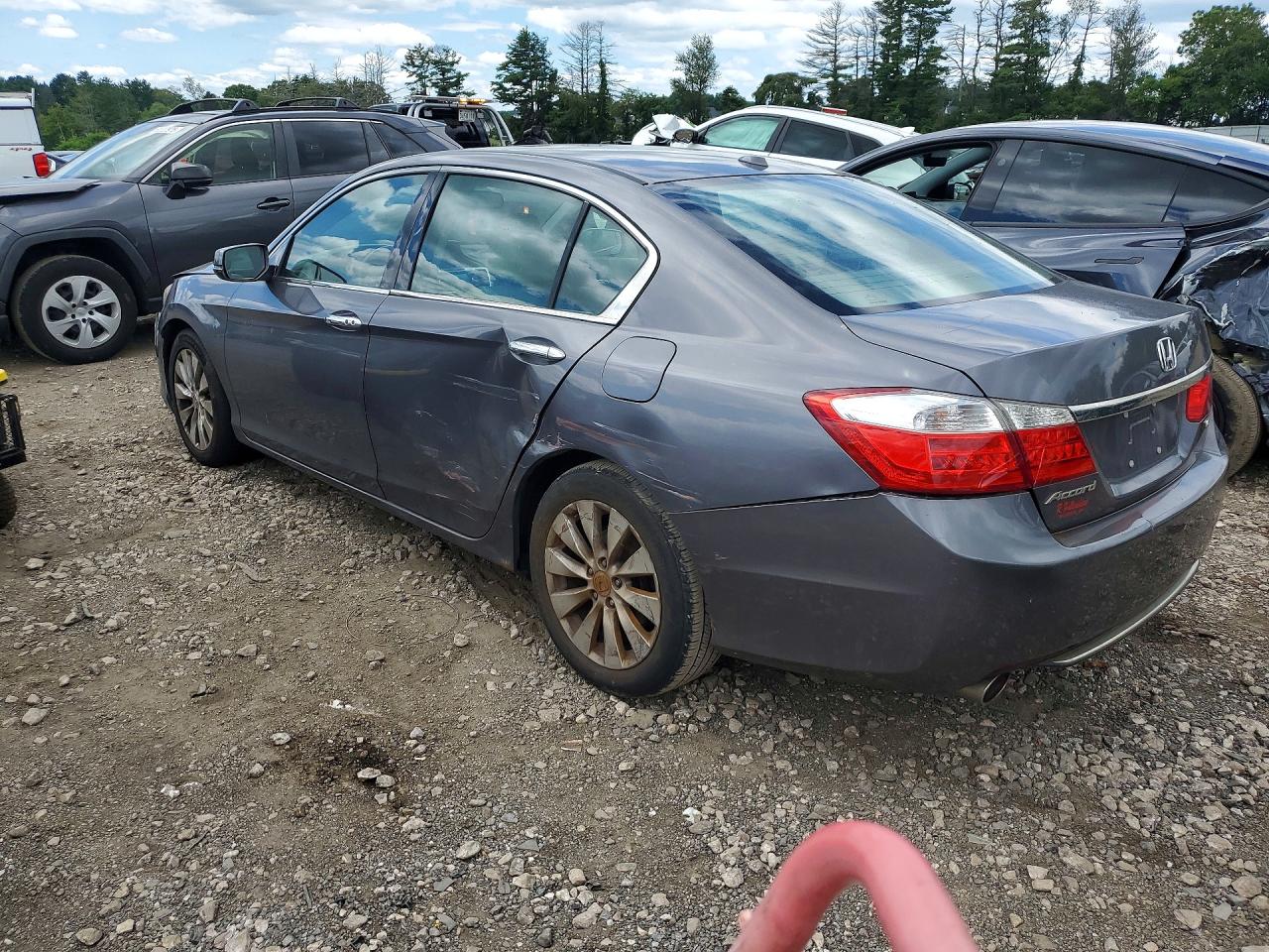 2013 Honda Accord Exl Серый vin: 1HGCR3F89DA008133