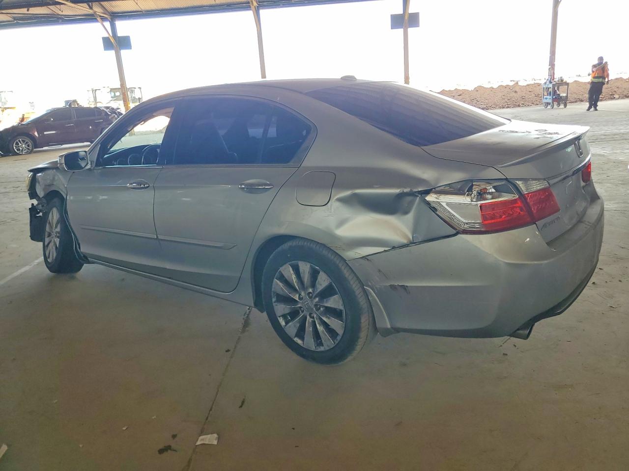 2013 Honda Accord Exl Серебряный vin: 1HGCR3F89DA009461