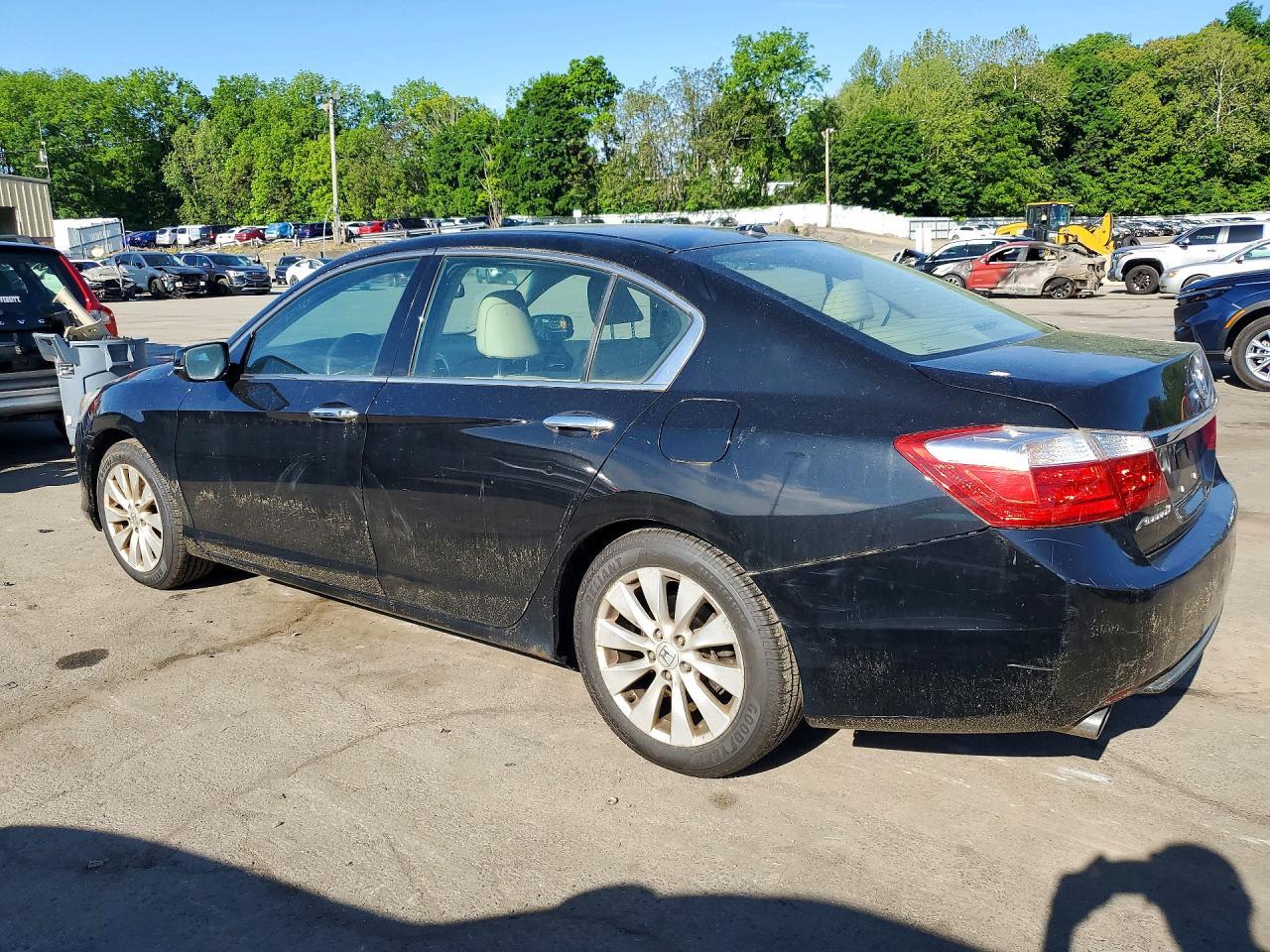 2013 Honda Accord Black vin: 1HGCR3F89DA011565
