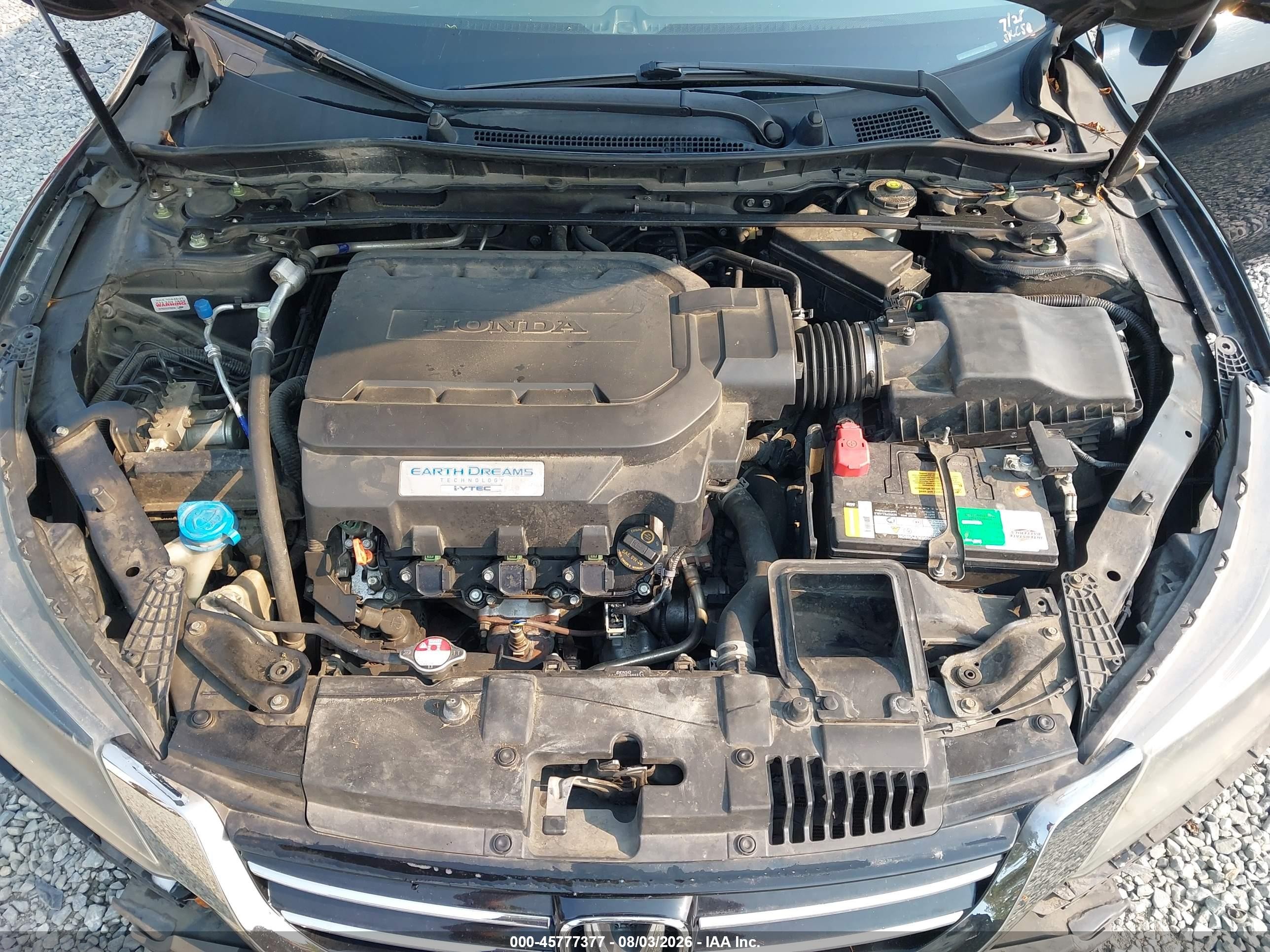 2013 Honda Accord Ex-l V-6 Black vin: 1HGCR3F89DA018547