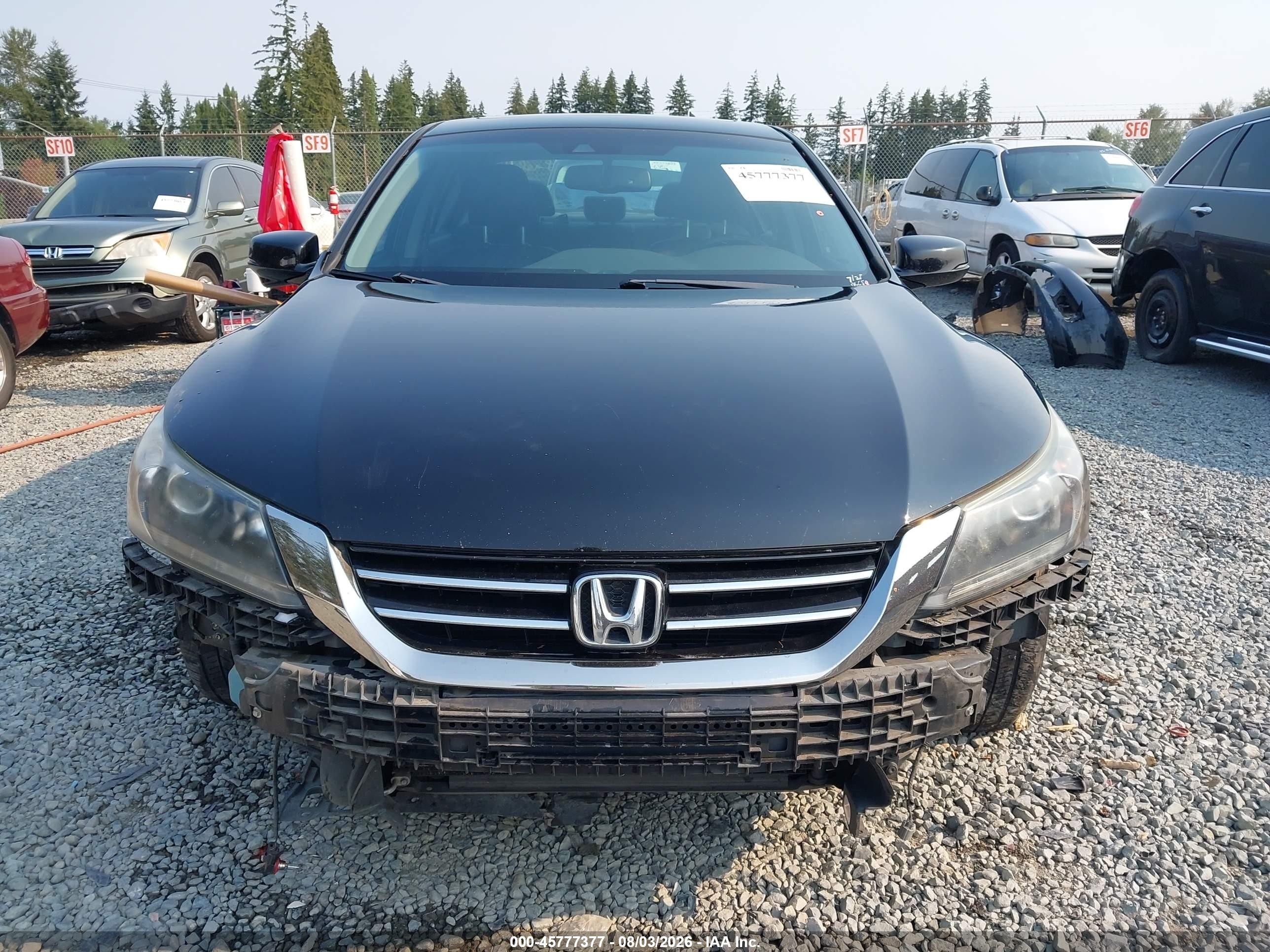 2013 Honda Accord Ex-l V-6 Black vin: 1HGCR3F89DA018547