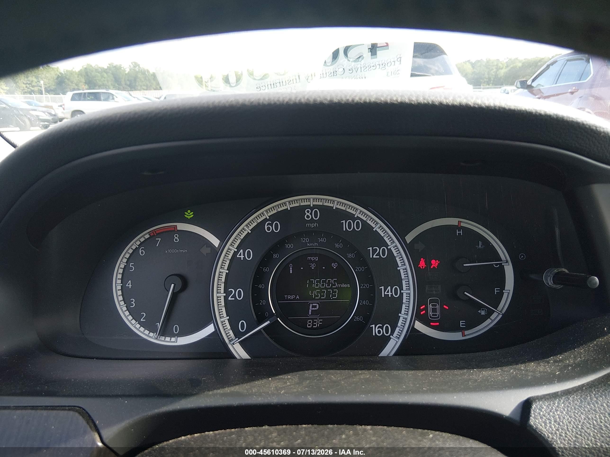 2013 Honda Accord Ex-l V-6 Black vin: 1HGCR3F89DA020783