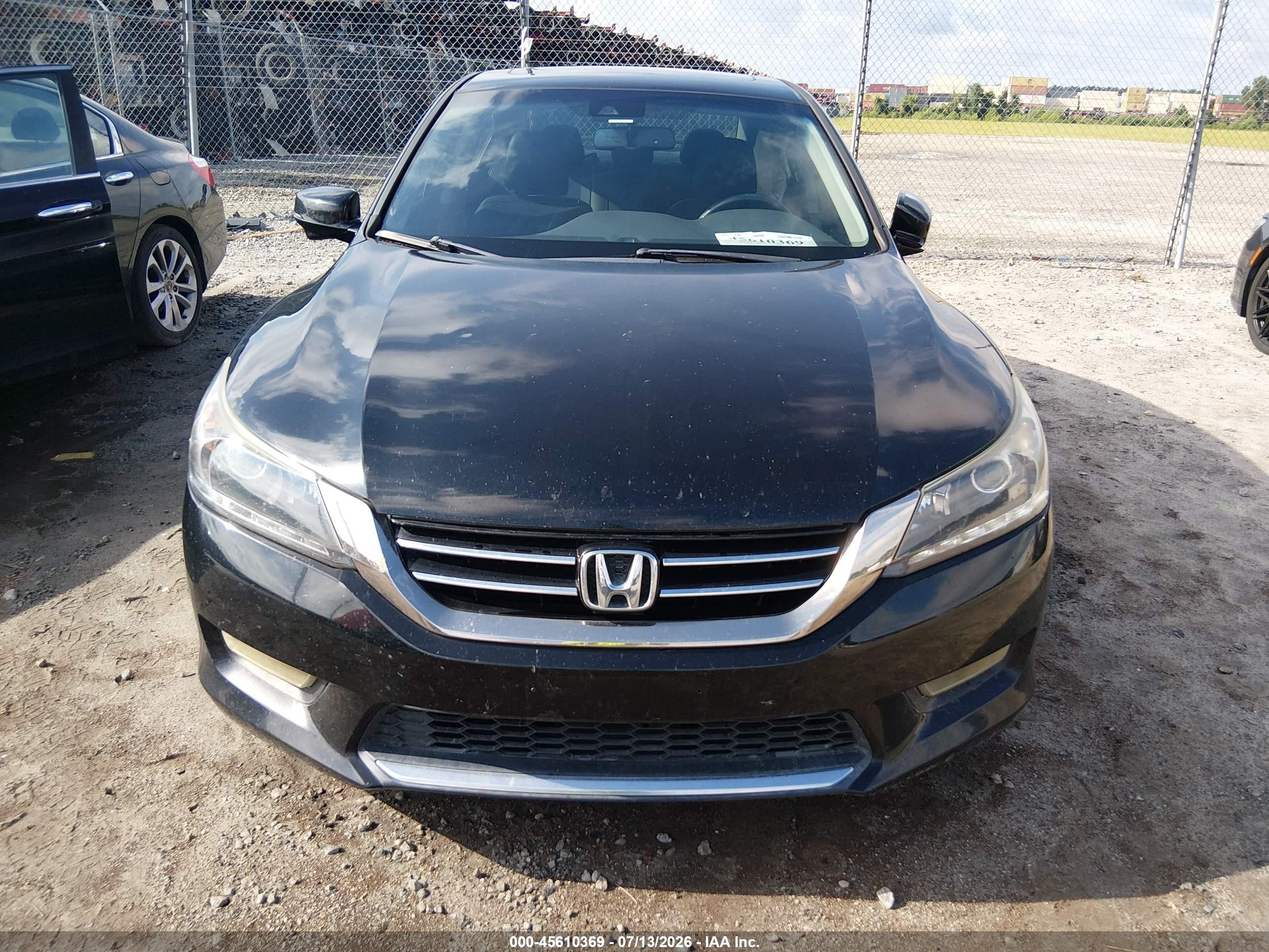 2013 Honda Accord Ex-l V-6 Black vin: 1HGCR3F89DA020783