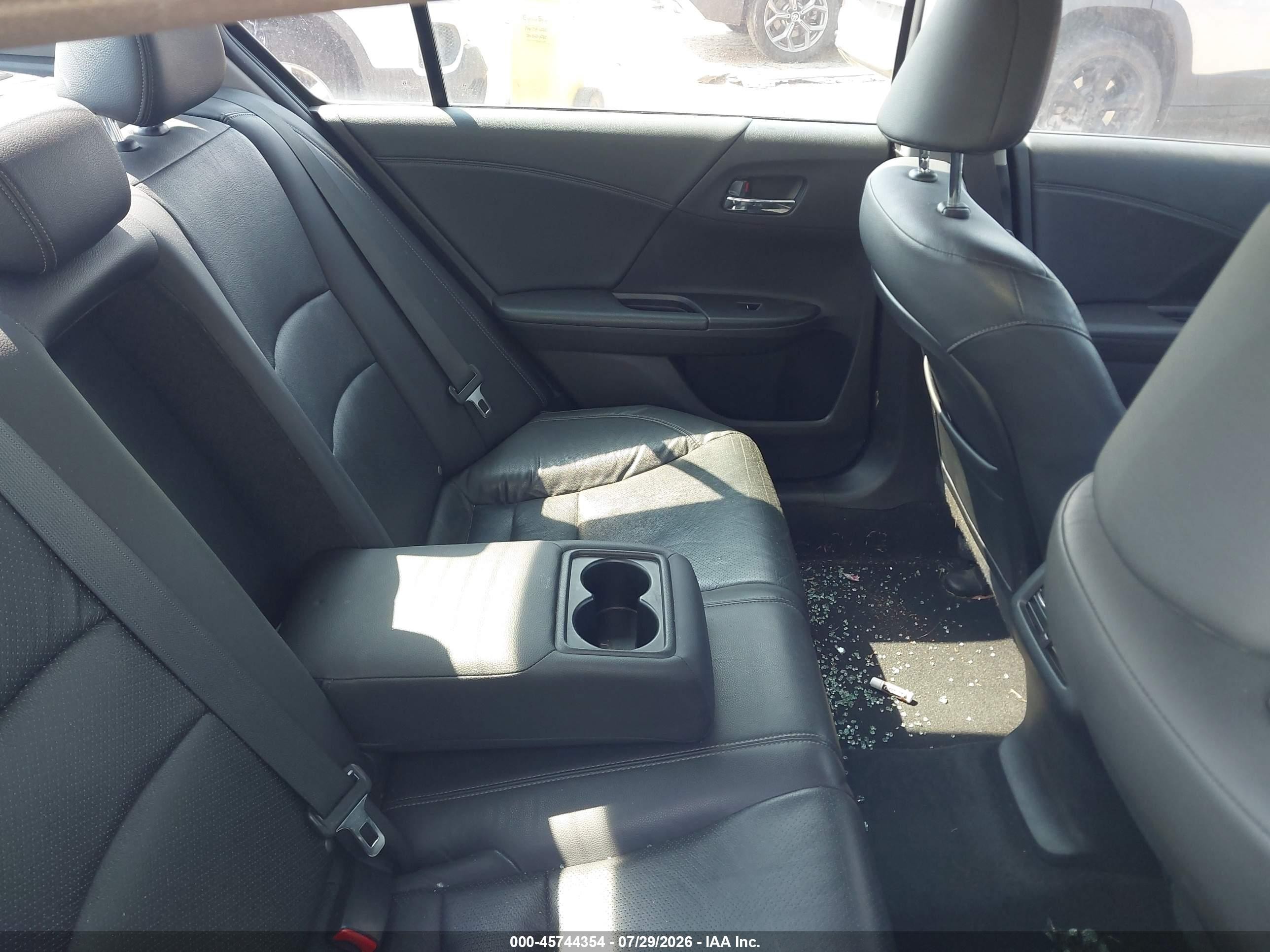 2013 Honda Accord Ex-l V-6 Gray vin: 1HGCR3F89DA022467