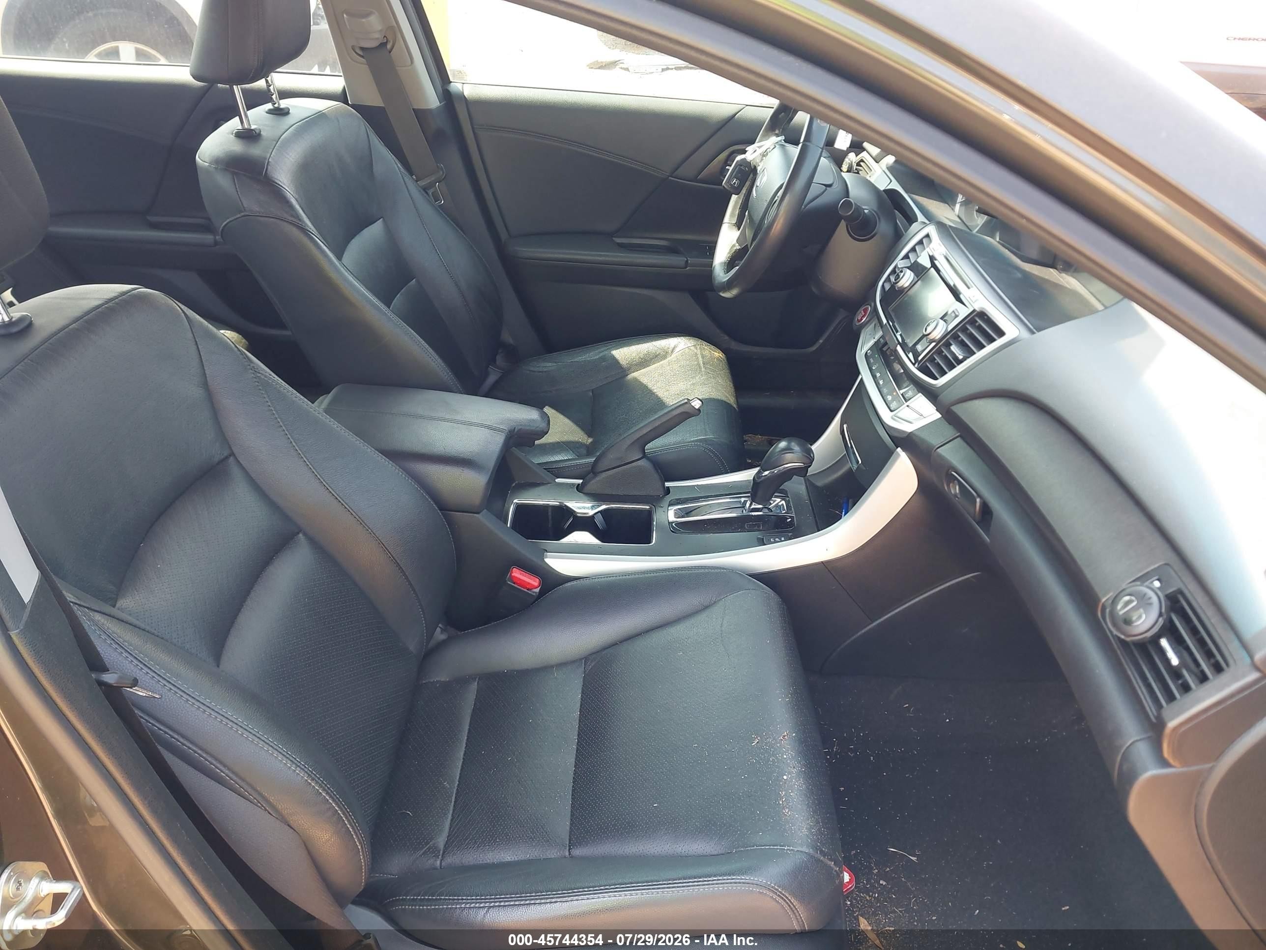 2013 Honda Accord Ex-l V-6 Gray vin: 1HGCR3F89DA022467