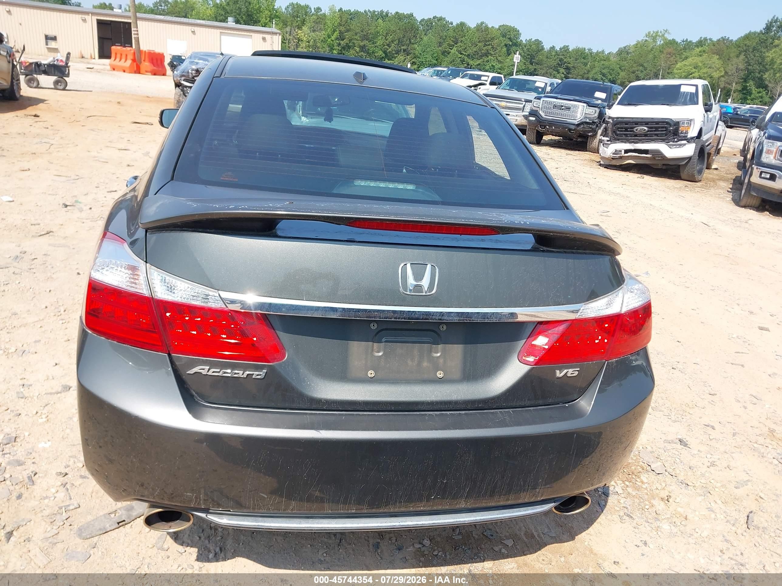 2013 Honda Accord Ex-l V-6 Gray vin: 1HGCR3F89DA022467