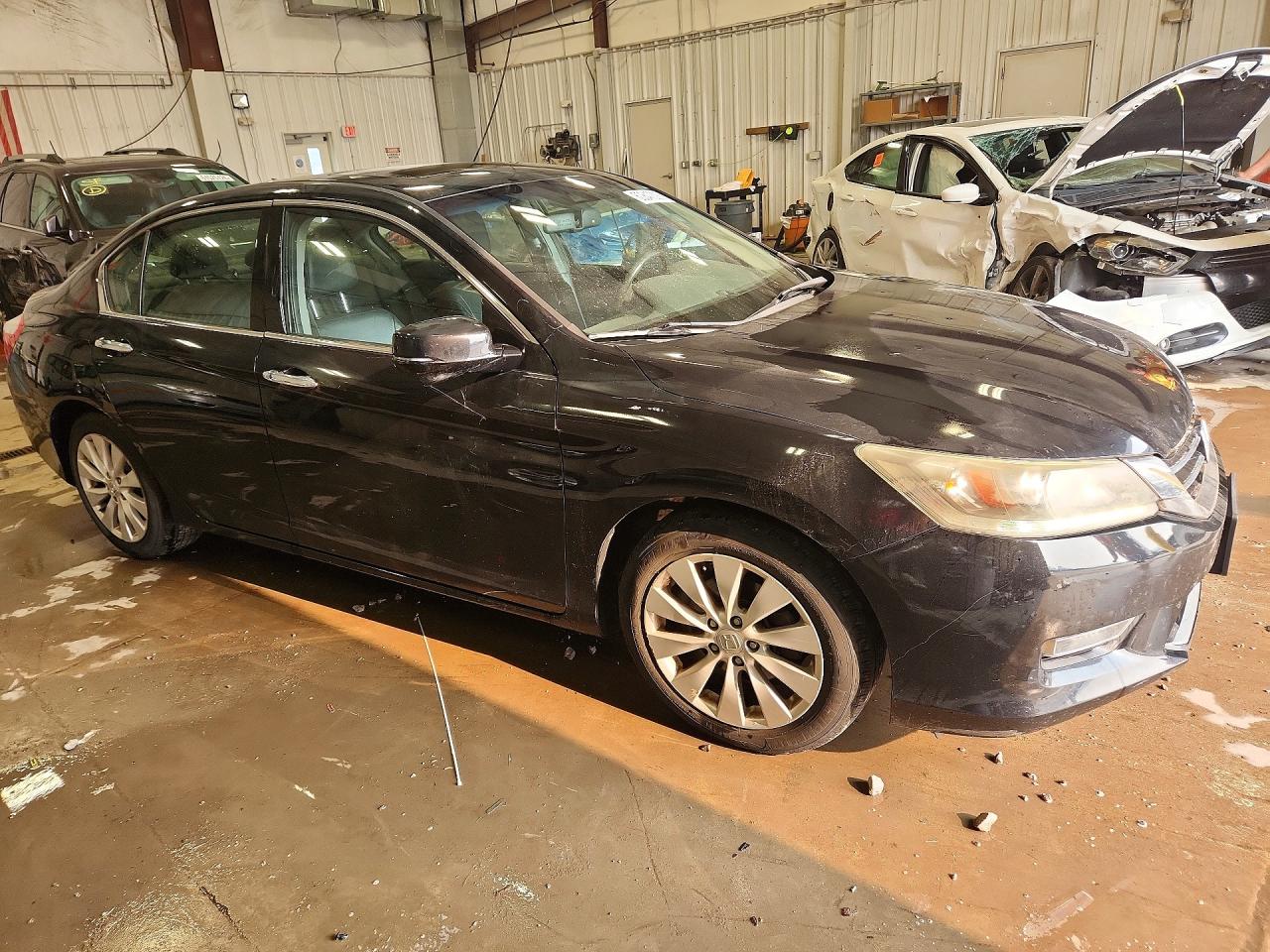 2013 Honda Accord Exl Черный vin: 1HGCR3F89DA038989