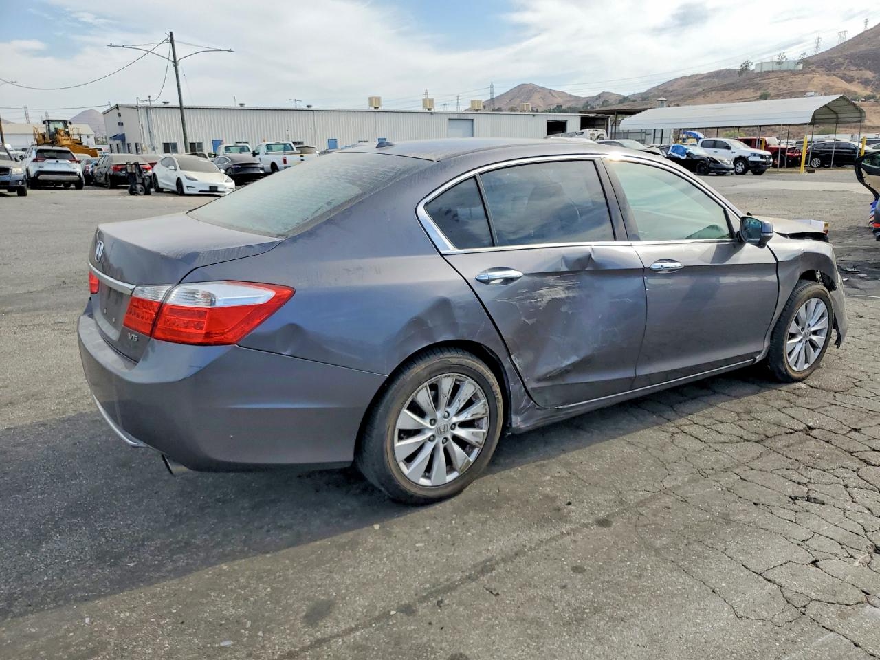 2013 Honda Accord Exl Gray vin: 1HGCR3F89DA042654
