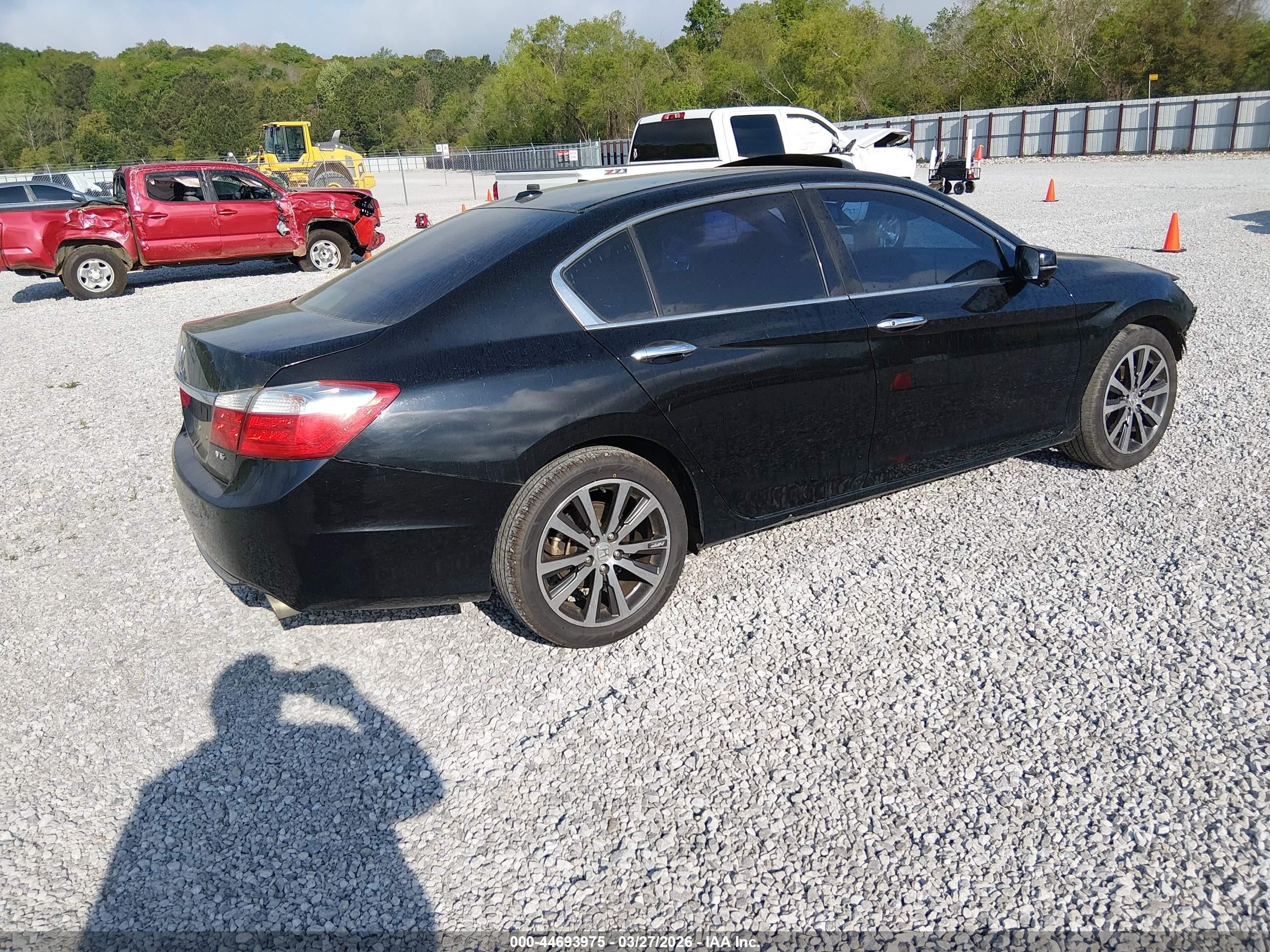 2013 Honda Accord Ex-l V-6 Black vin: 1HGCR3F89DA043500