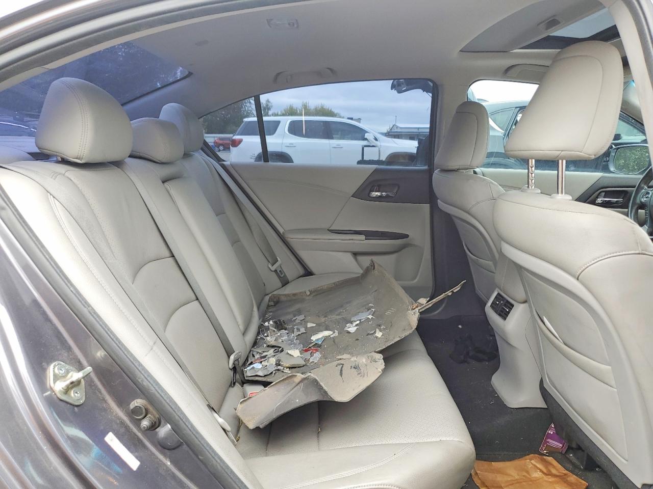 2013 Honda Accord Exl Серый vin: 1HGCR3F89DA046154