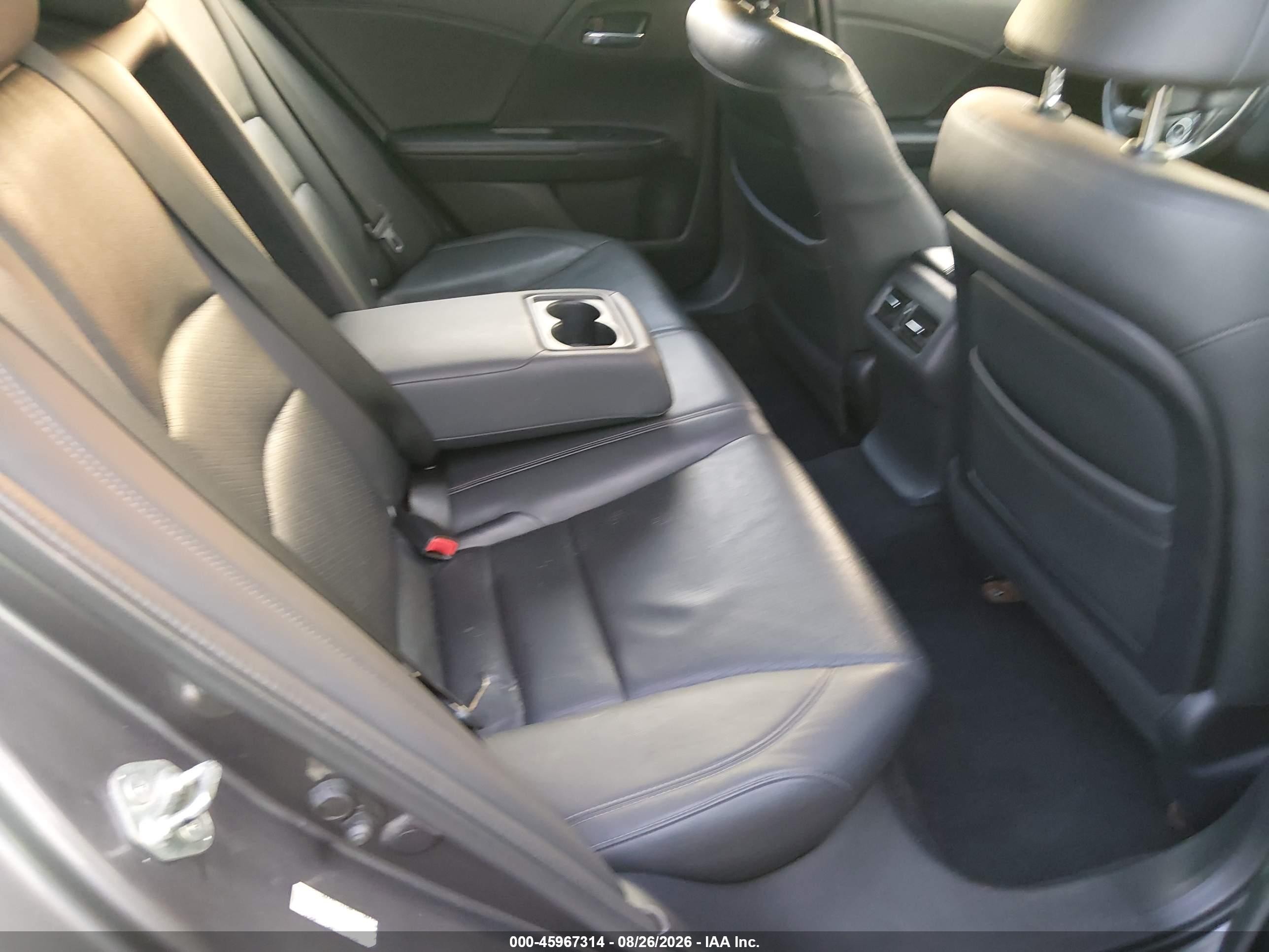 2014 Honda Accord Ex-l V-6 Gray vin: 1HGCR3F89EA002138