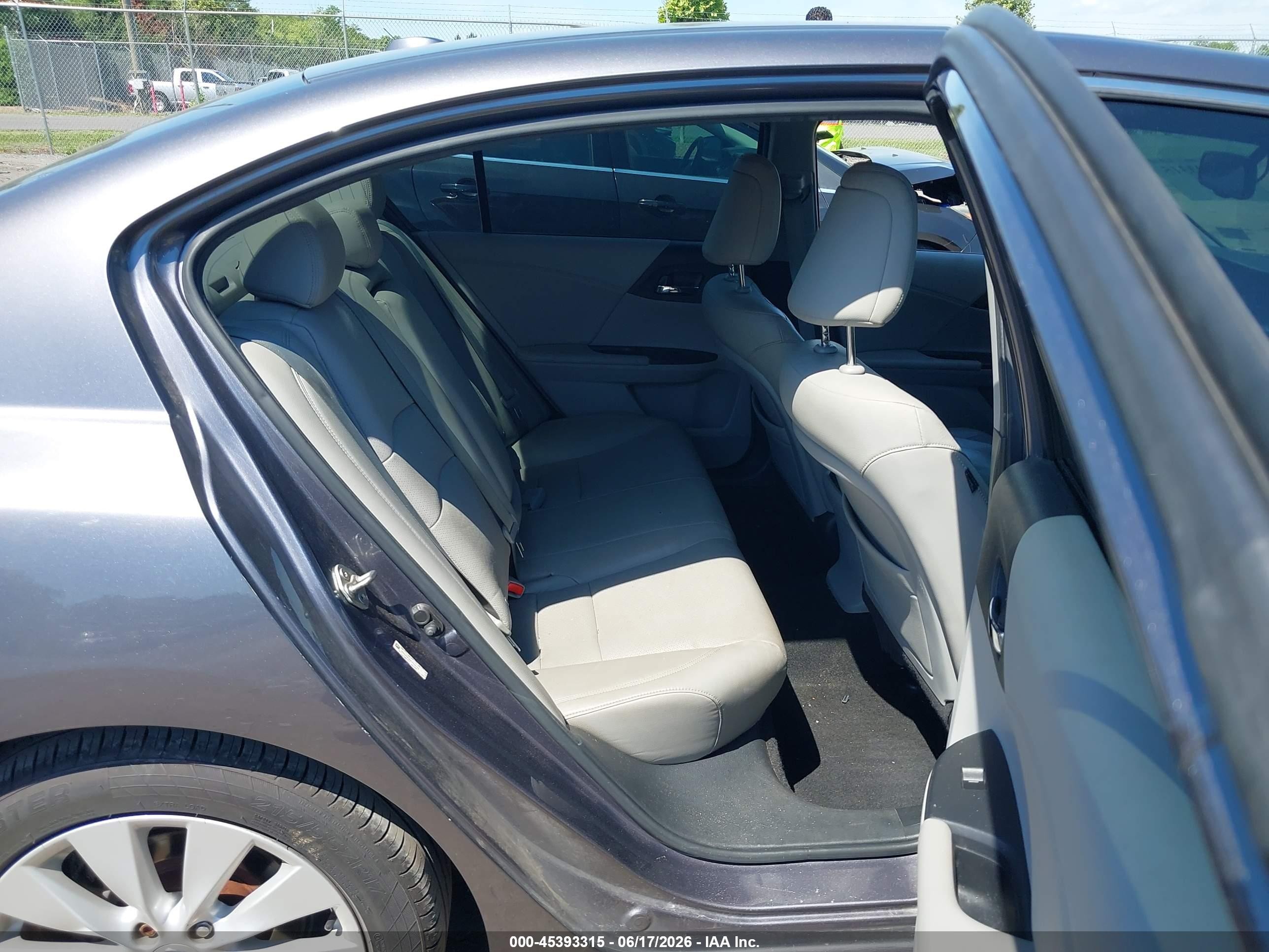 2014 Honda Accord Ex-l V-6 Gray vin: 1HGCR3F89EA015746