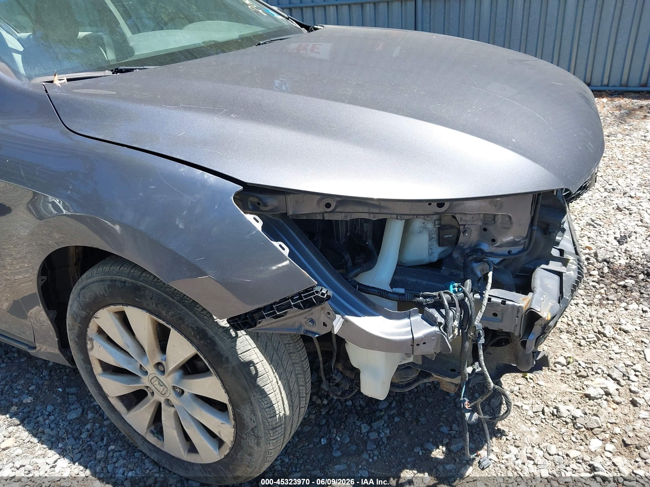 2014 Honda Accord Ex-l V-6 Серый vin: 1HGCR3F89EA018873
