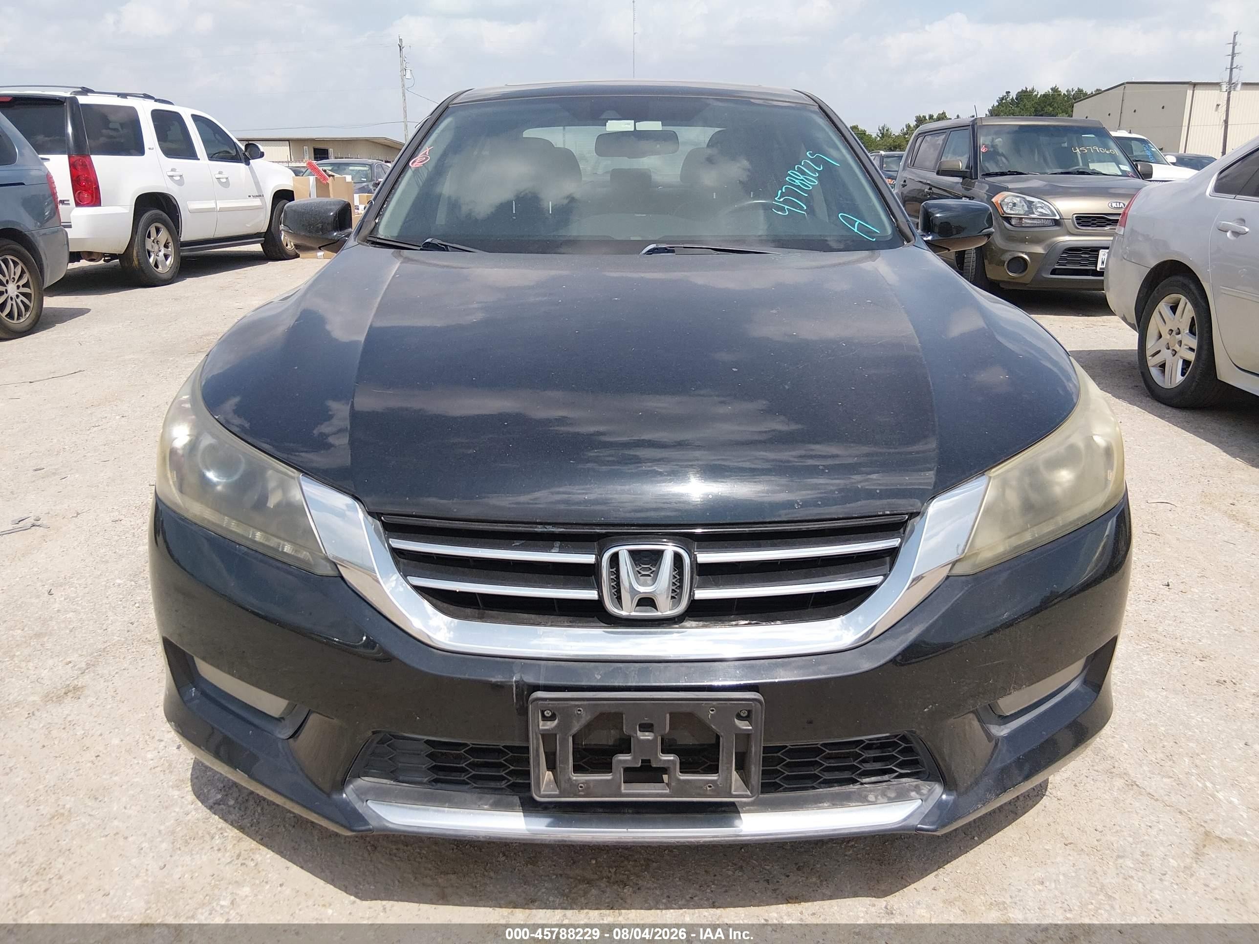 2014 Honda Accord Ex-l V-6 Черный vin: 1HGCR3F89EA023149