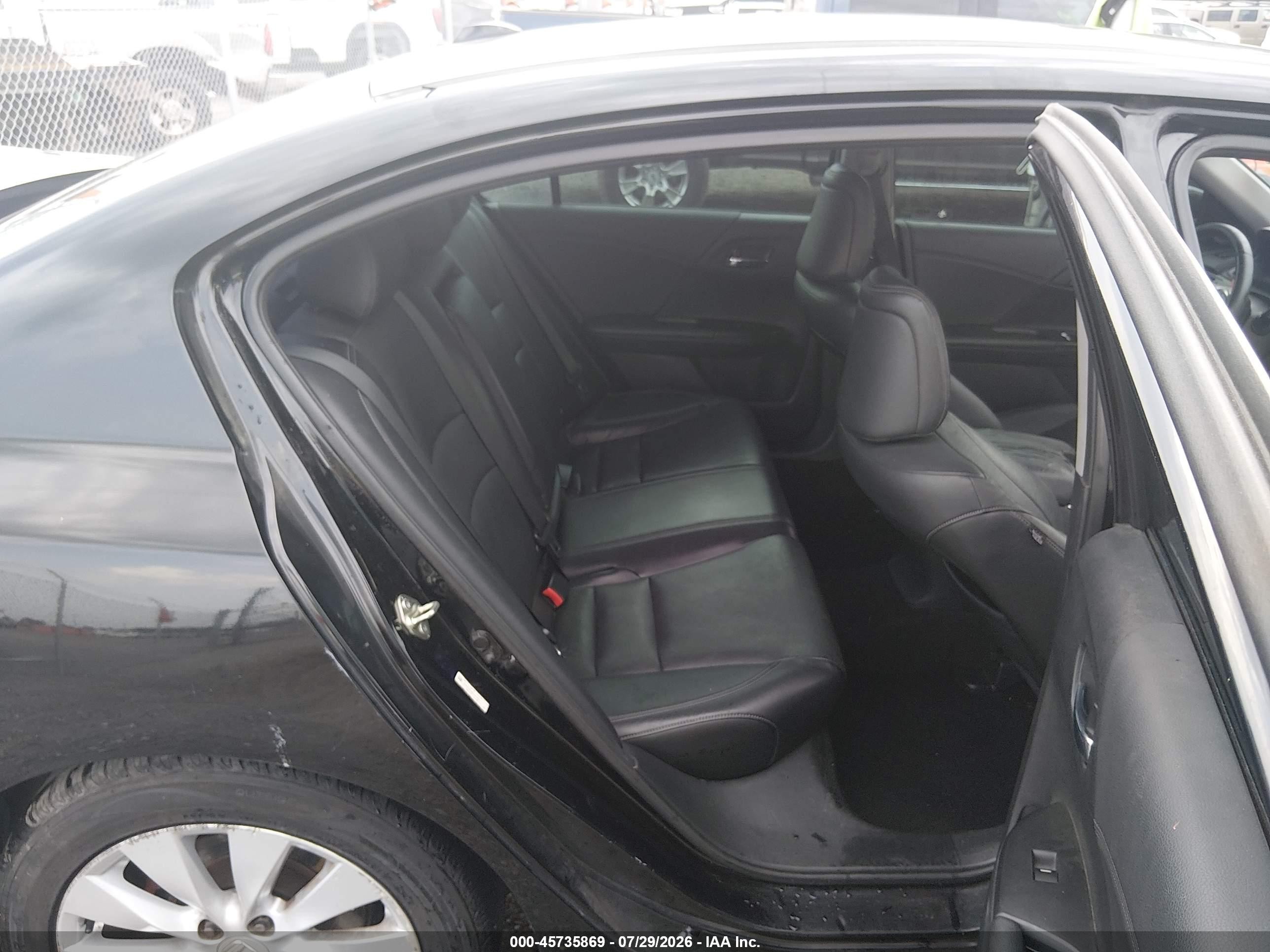 2014 Honda Accord Ex-l V-6 Черный vin: 1HGCR3F89EA043613