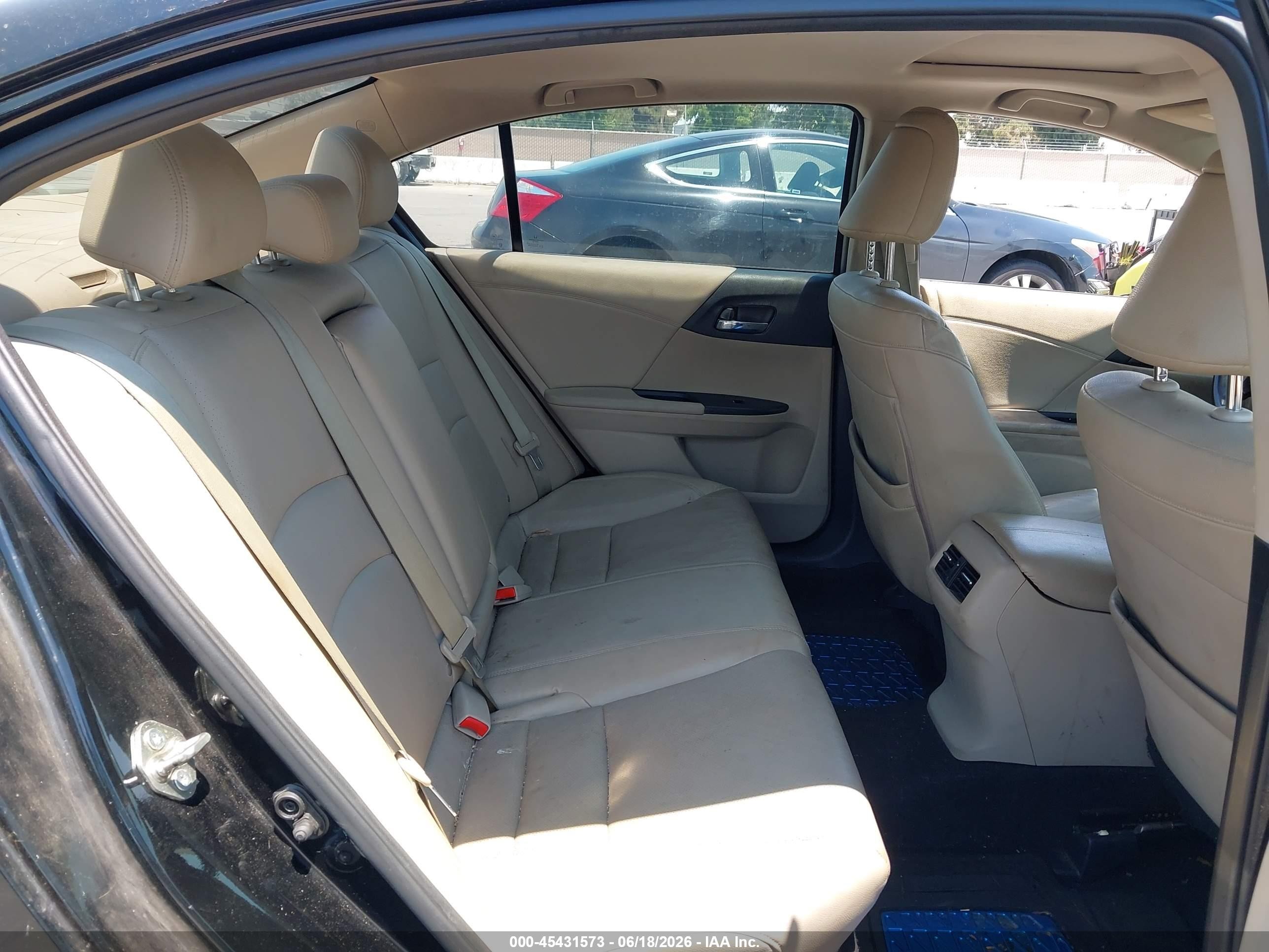 2015 Honda Accord Ex-l V-6 Black vin: 1HGCR3F89FA000570