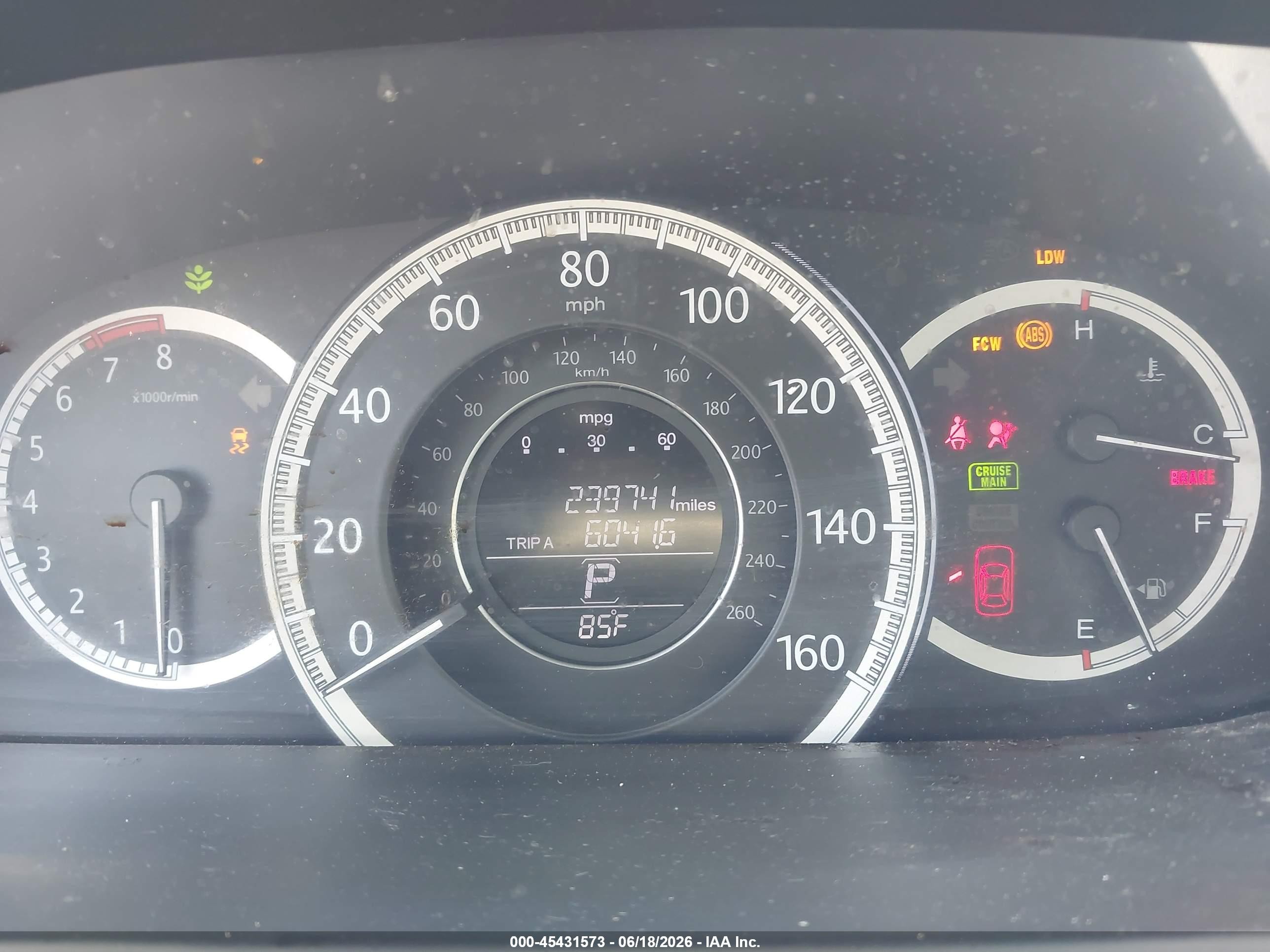 2015 Honda Accord Ex-l V-6 Black vin: 1HGCR3F89FA000570
