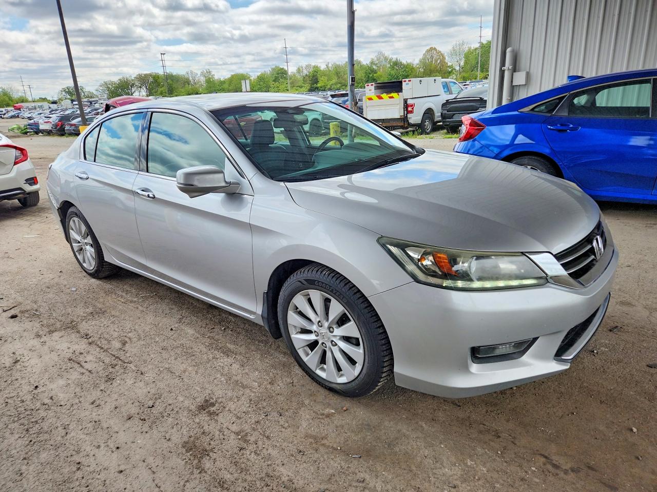 2015 Honda Accord Exl Silver vin: 1HGCR3F89FA009396