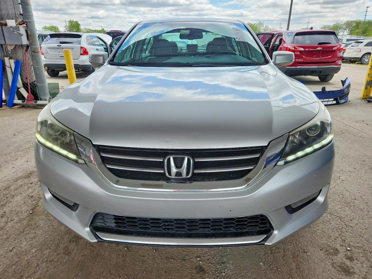 2015 Honda Accord Exl Silver vin: 1HGCR3F89FA009396