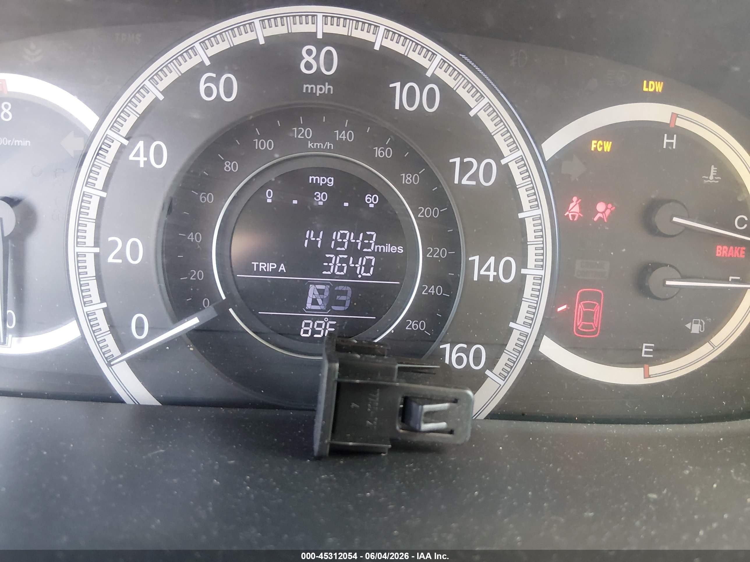 2015 Honda Accord Ex-l V-6 Gray vin: 1HGCR3F89FA013786