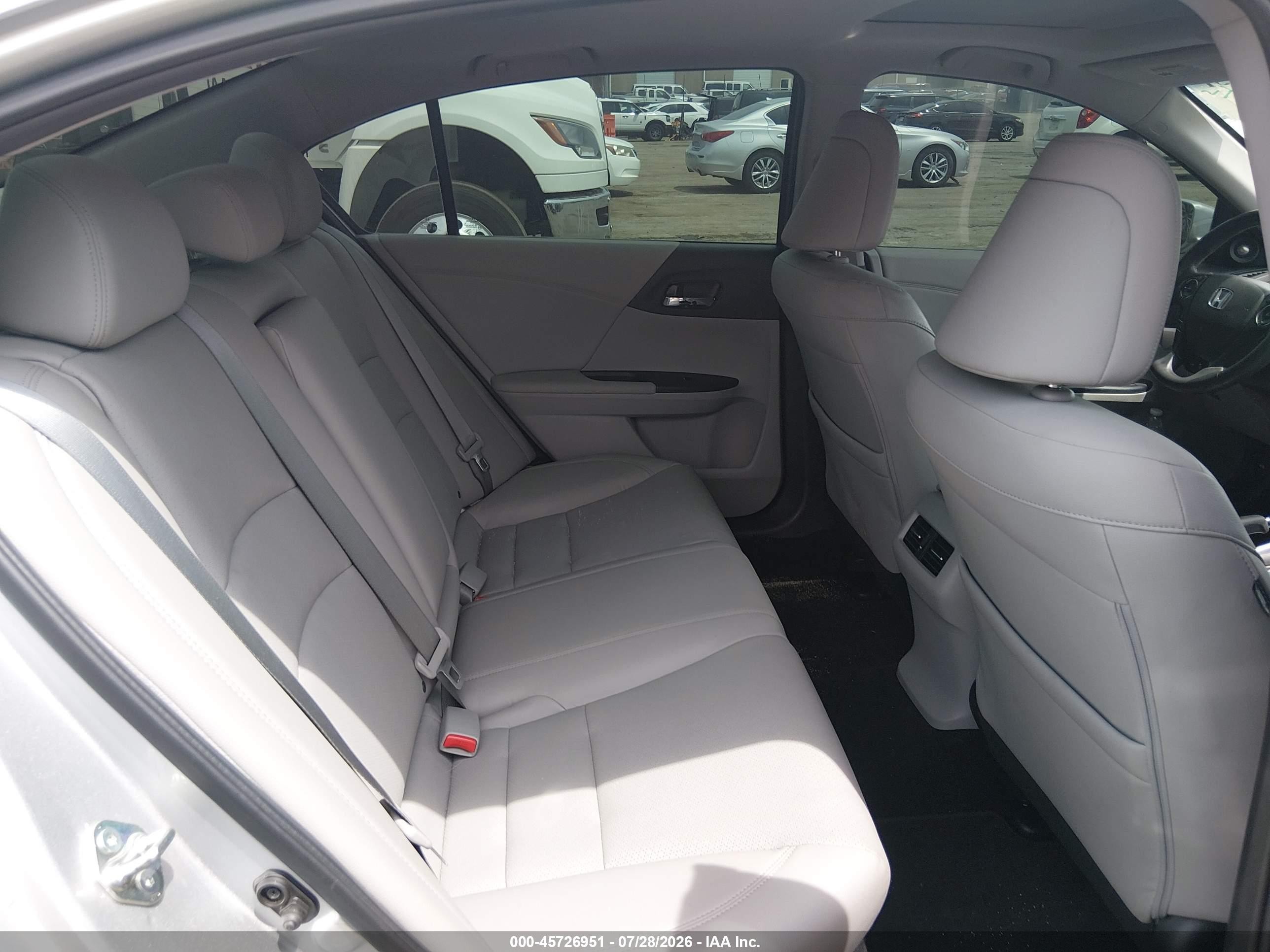 2015 Honda Accord Ex-l V-6 Silver vin: 1HGCR3F89FA025355