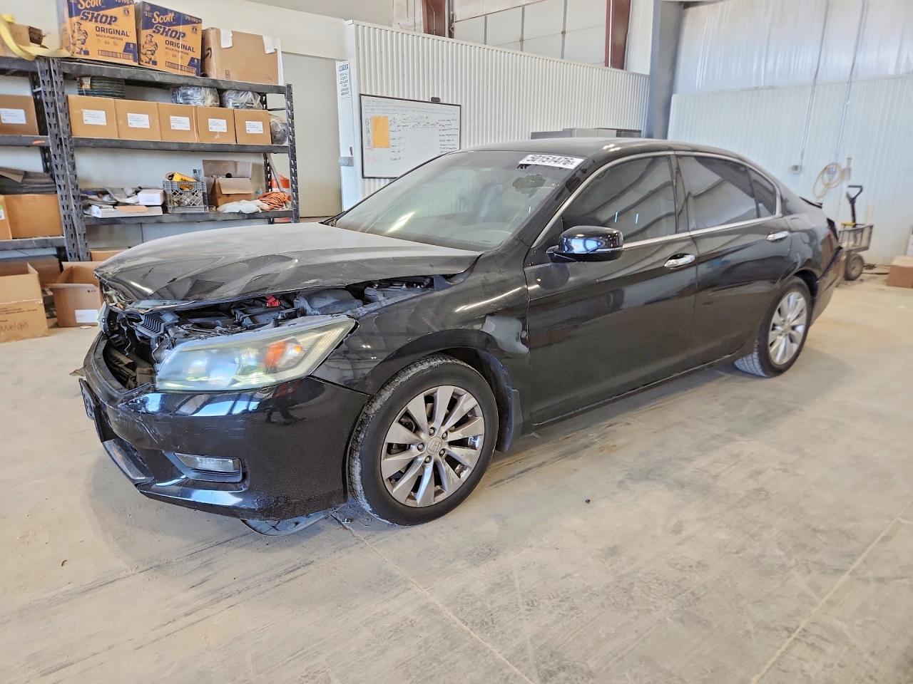 2015 Honda Accord Exl Black vin: 1HGCR3F89FA033553