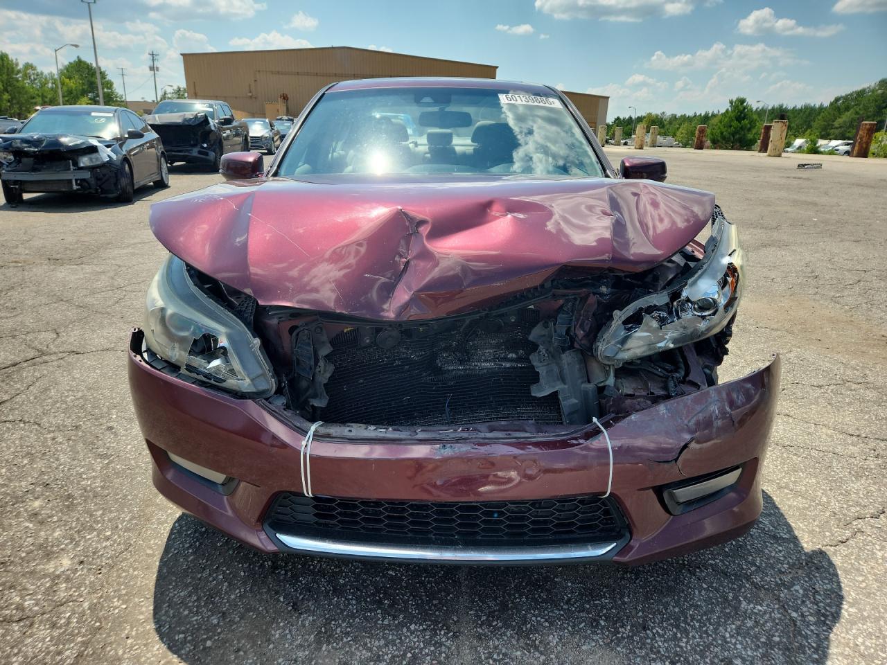 2015 Honda Accord Exl Burgundy vin: 1HGCR3F89FA034394