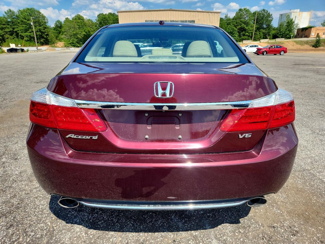 2015 Honda Accord Exl Burgundy vin: 1HGCR3F89FA034394