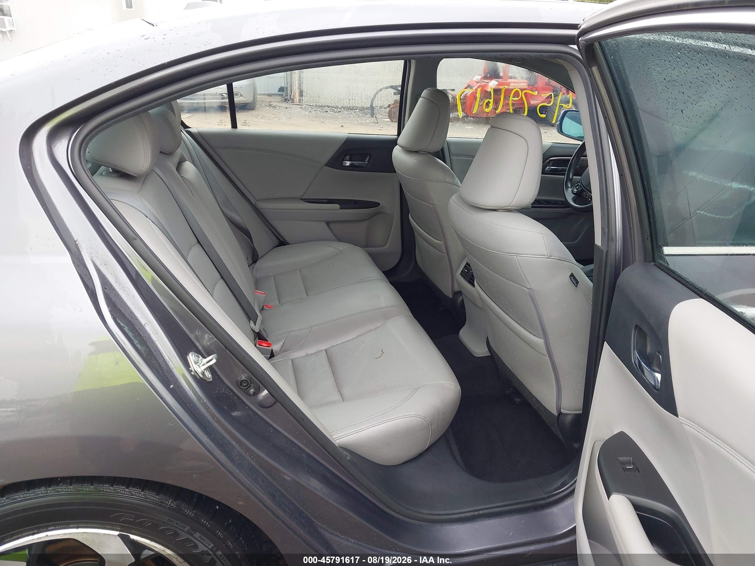 2016 Honda Accord Ex-l V-6 Gray vin: 1HGCR3F89GA009481