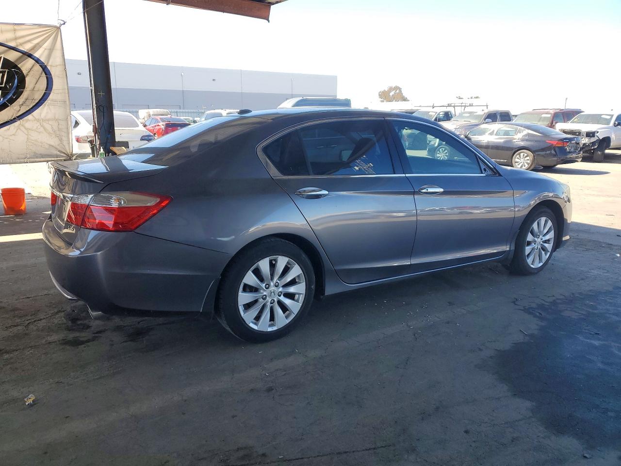 2013 Honda Accord Exl Gray vin: 1HGCR3F8XDA006889