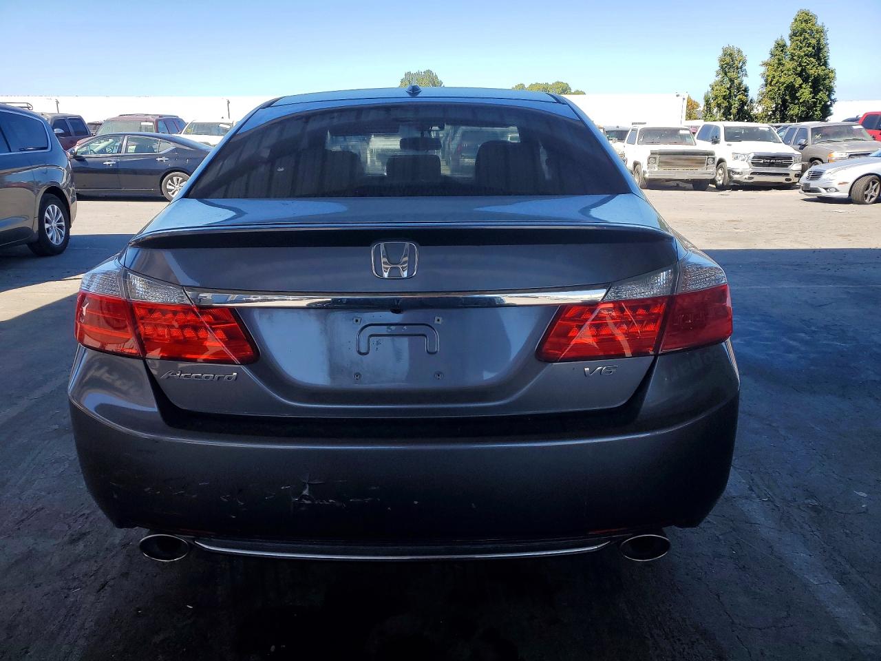 2013 Honda Accord Exl Gray vin: 1HGCR3F8XDA006889