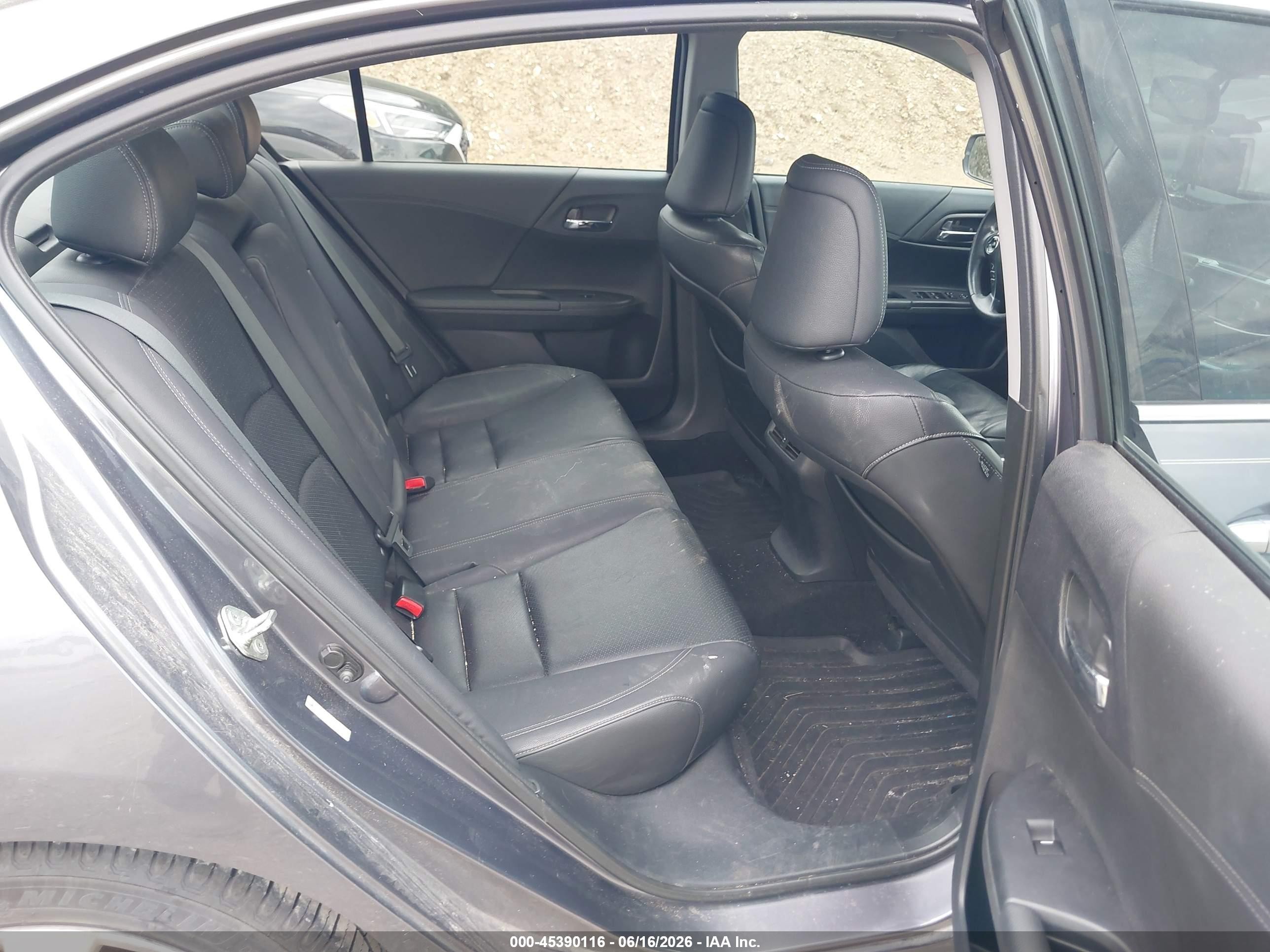 2013 Honda Accord Ex-l V-6 Gray vin: 1HGCR3F8XDA011039