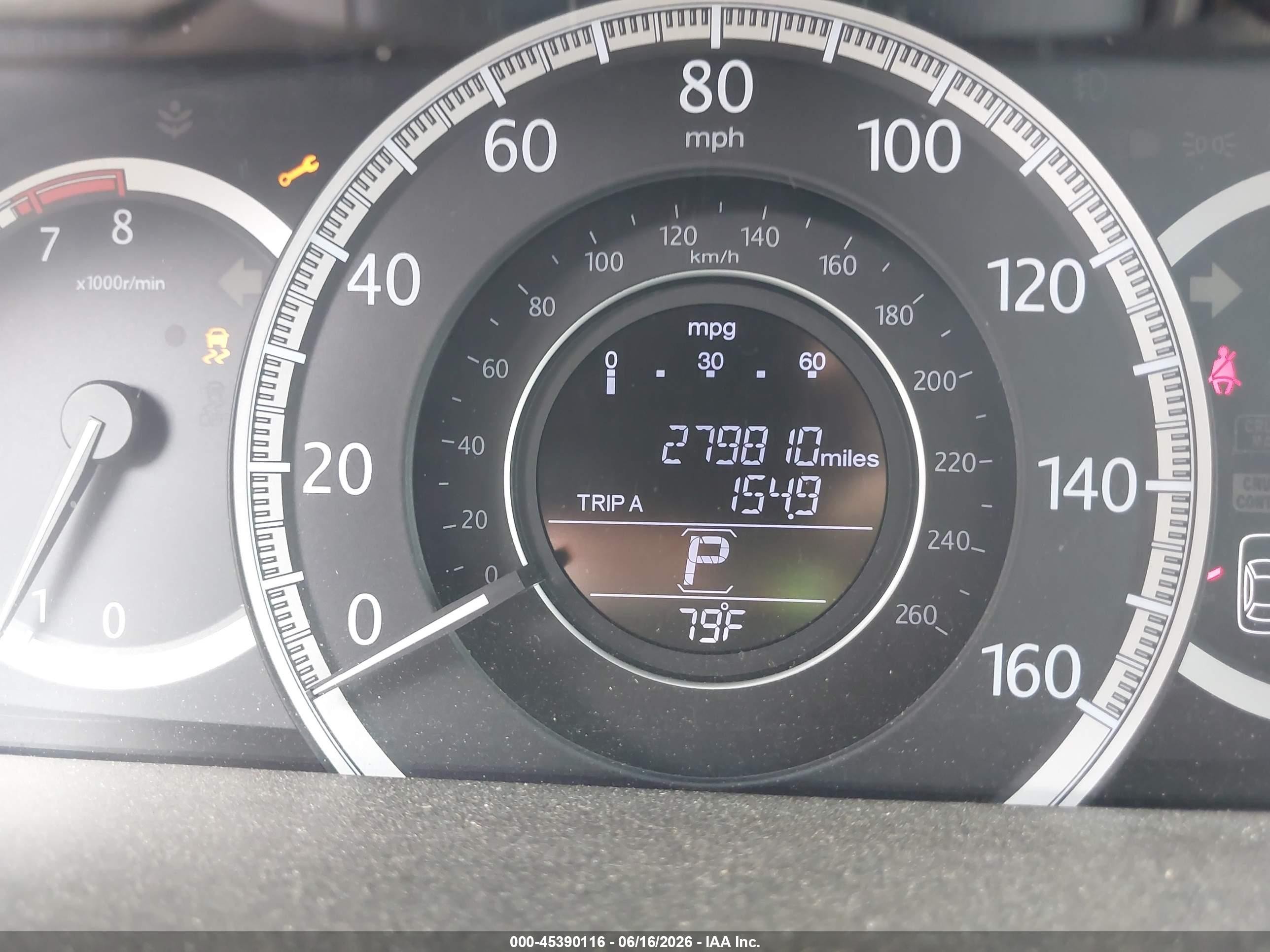 2013 Honda Accord Ex-l V-6 Gray vin: 1HGCR3F8XDA011039