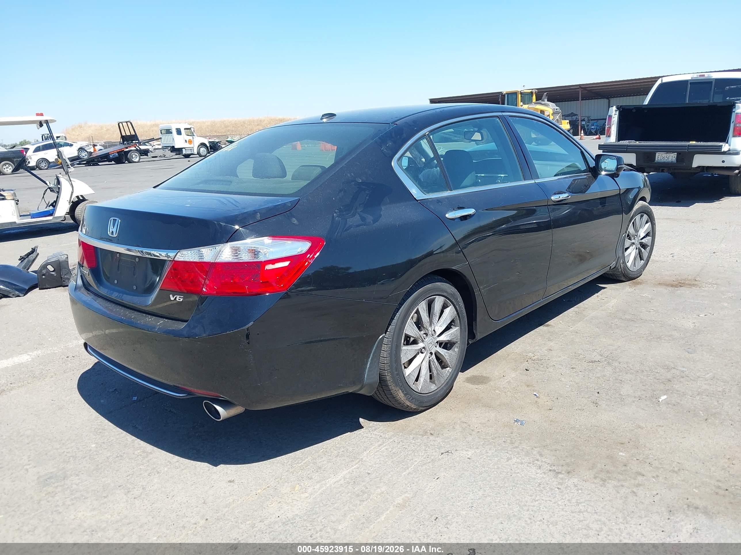 2013 Honda Accord Ex-l V-6 Черный vin: 1HGCR3F8XDA012739